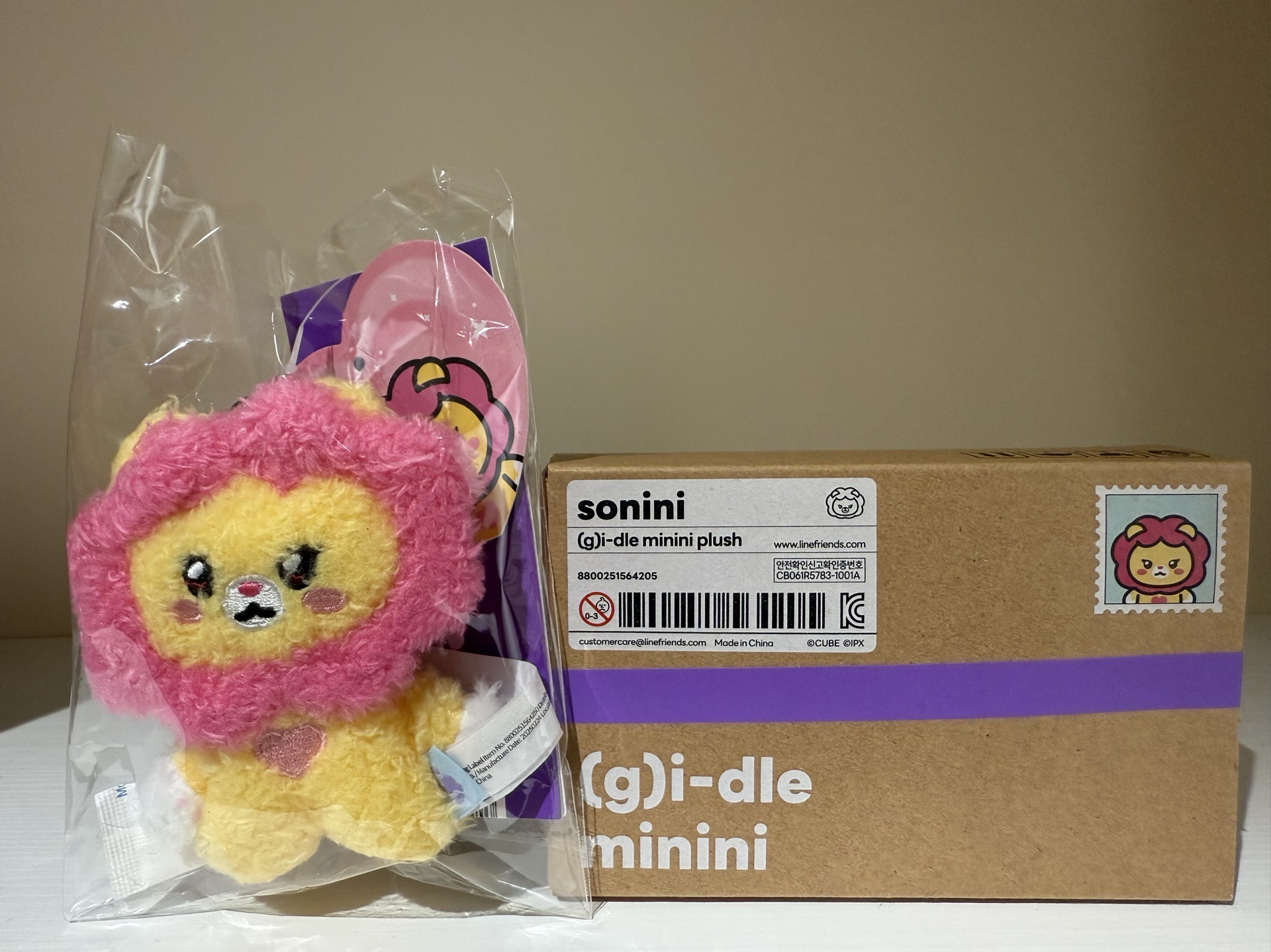 I SWAY 一代盒娃 吊飾娃 Sonini 娃娃玩偶 line friends快閃