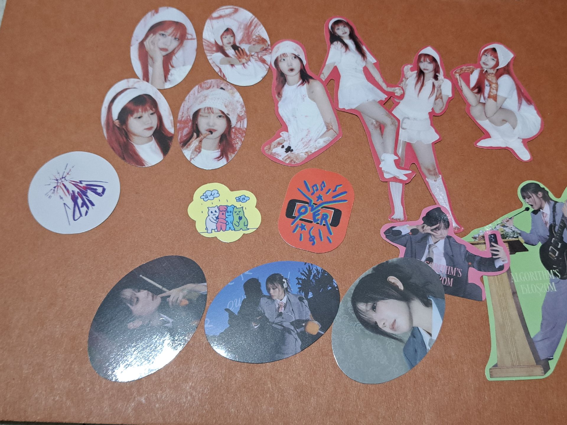 QWER 迷一 迷二 迷三 證件照 貼紙 留言卡 四格卡 明信片 證件照