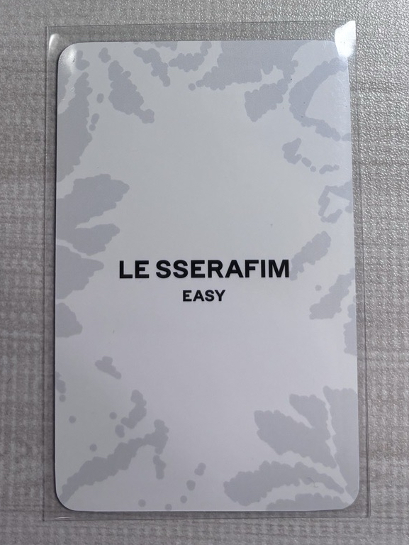 LE SSERAFIM 金采源 EASY MK簽售卡