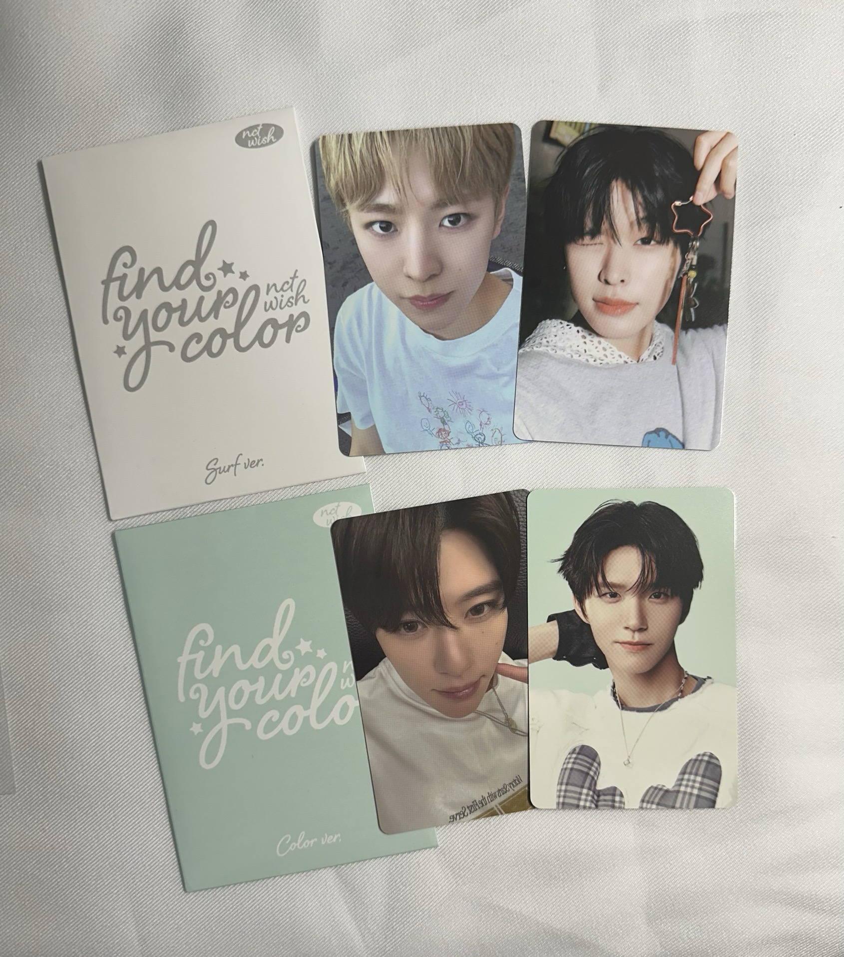 🥖NCT WISH color快閃卡 吳是溫 Sion 前田陸 Riku 得能勇志 Yushi 金栽禧 Jaehee