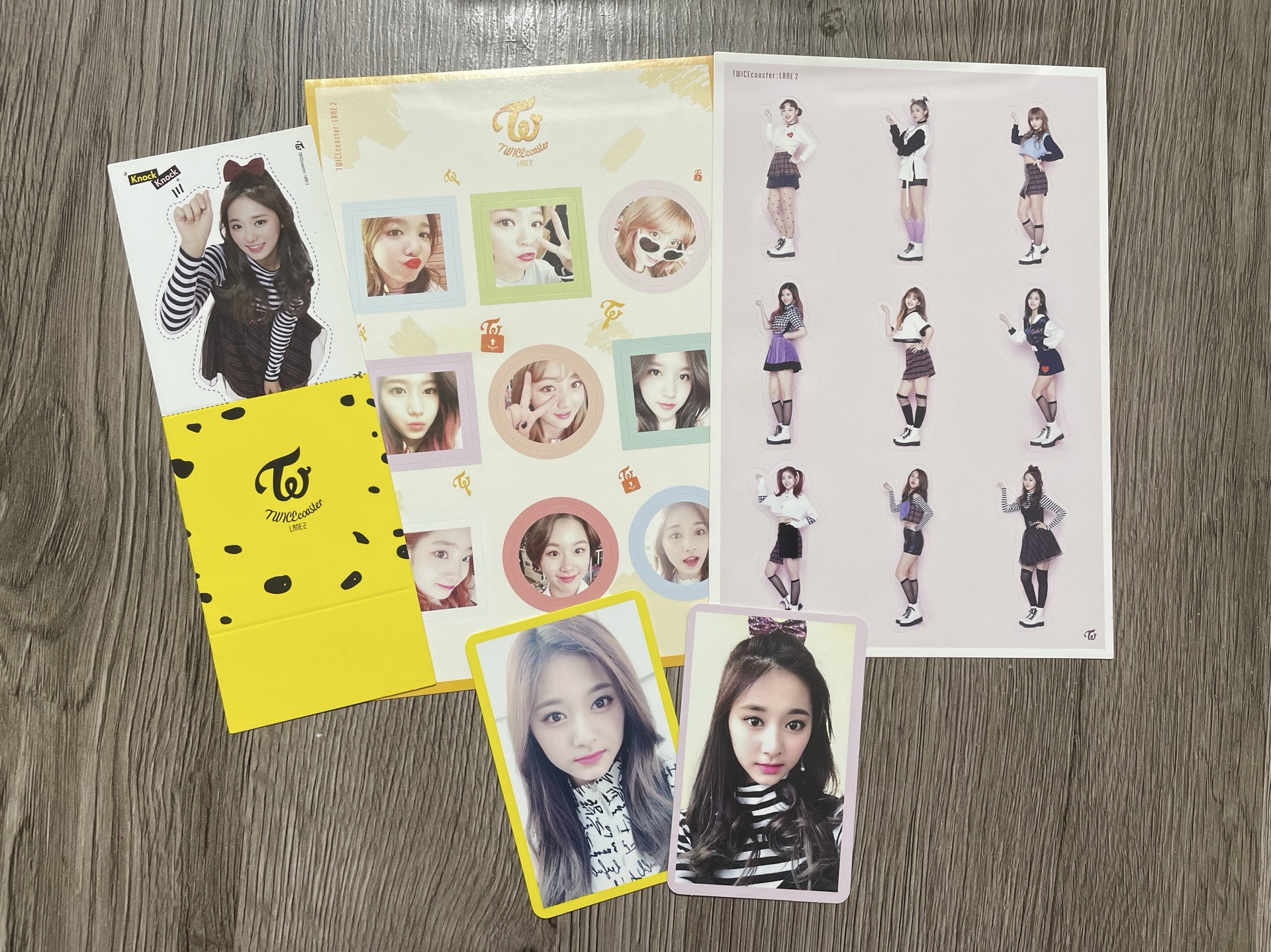 Twice_twicecoaster lane2 敲敲子瑜專卡+粉版預購禮