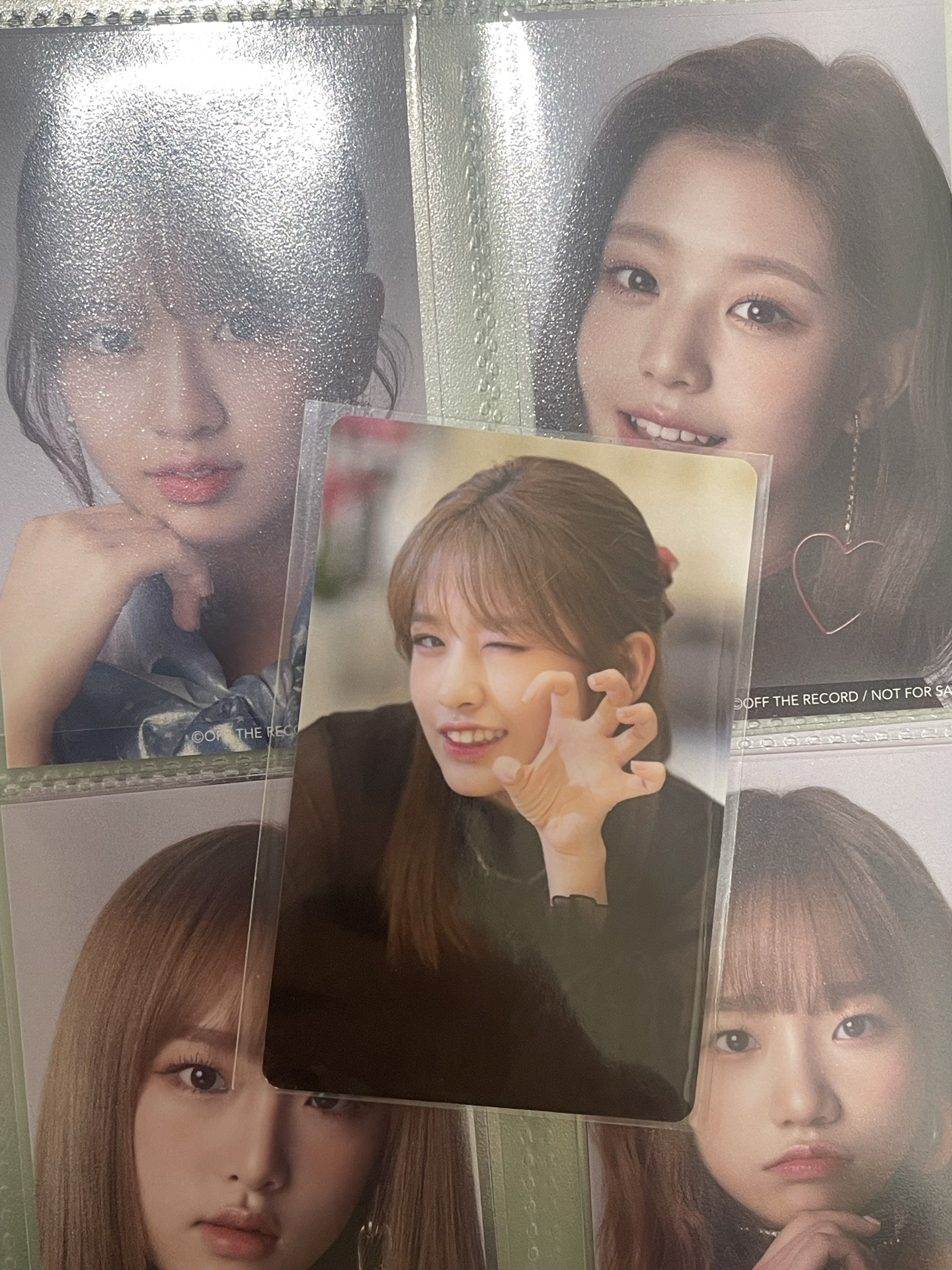 安安+珉周小卡合售