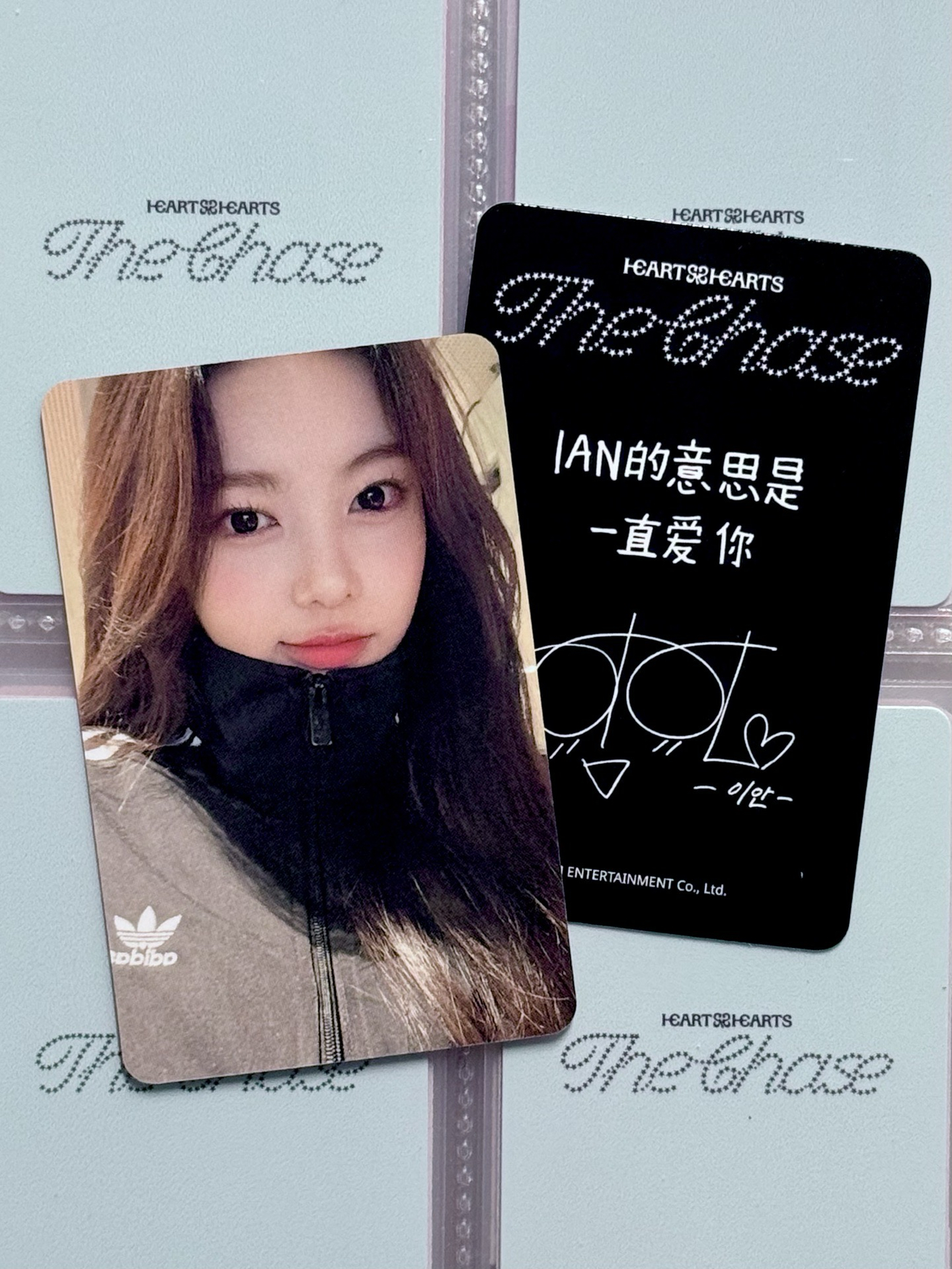 IAN 星河簽售 中文卡背「IAN的意思是一直愛你」