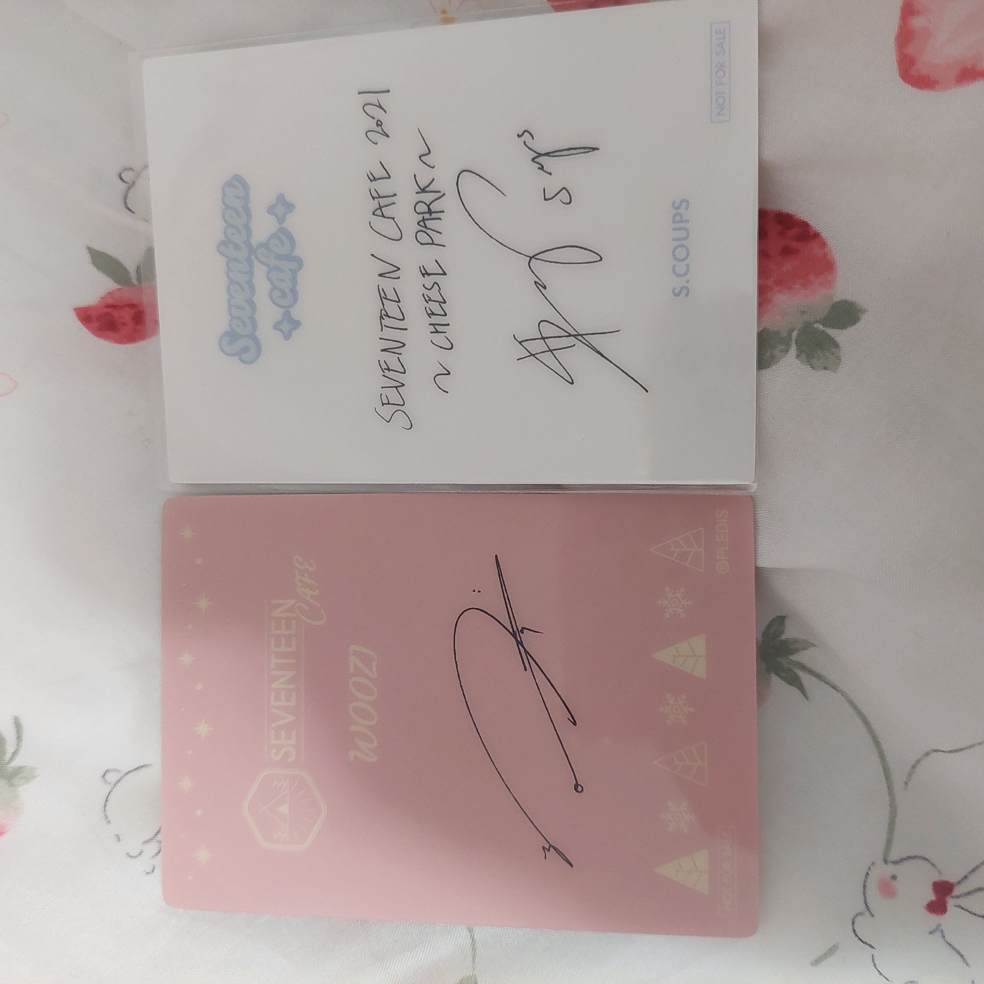 SEVENTEEN CAFE 線上 特典卡 EC 日本 咖啡廳 勝哲 知勳 WOOZI