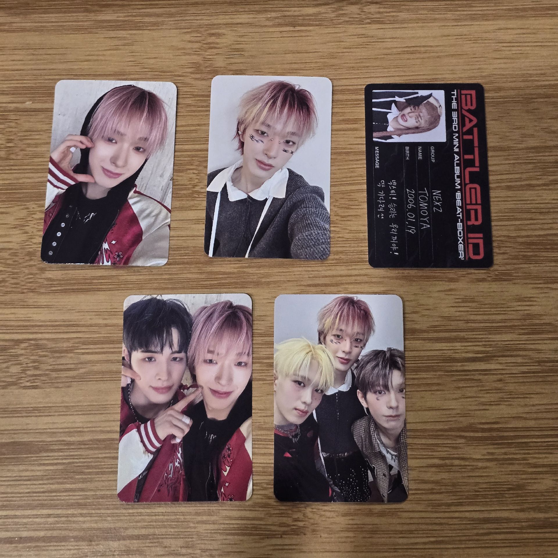 ⭐️Beat-Boxer 各成員小卡一套