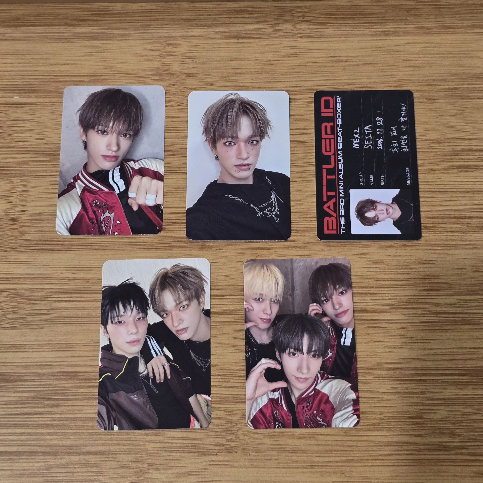 ⭐️Beat-Boxer 各成員小卡一套