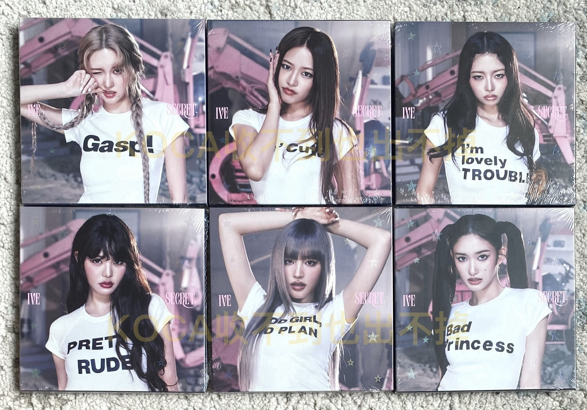 IVE SECRET 單封未拆一套