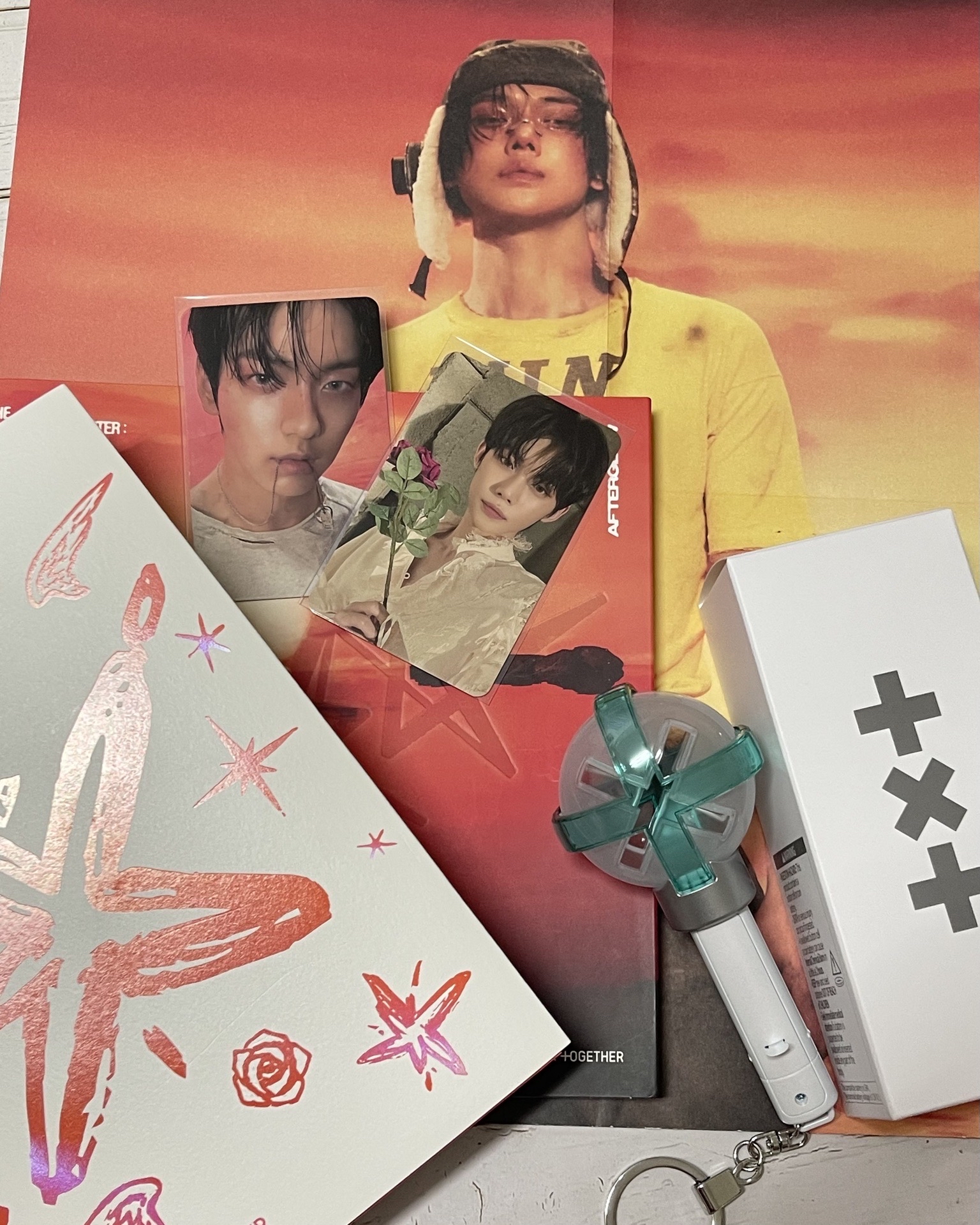 TXT專輯+二代小手燈+迷七 數星星-休寧凱（整圖售）