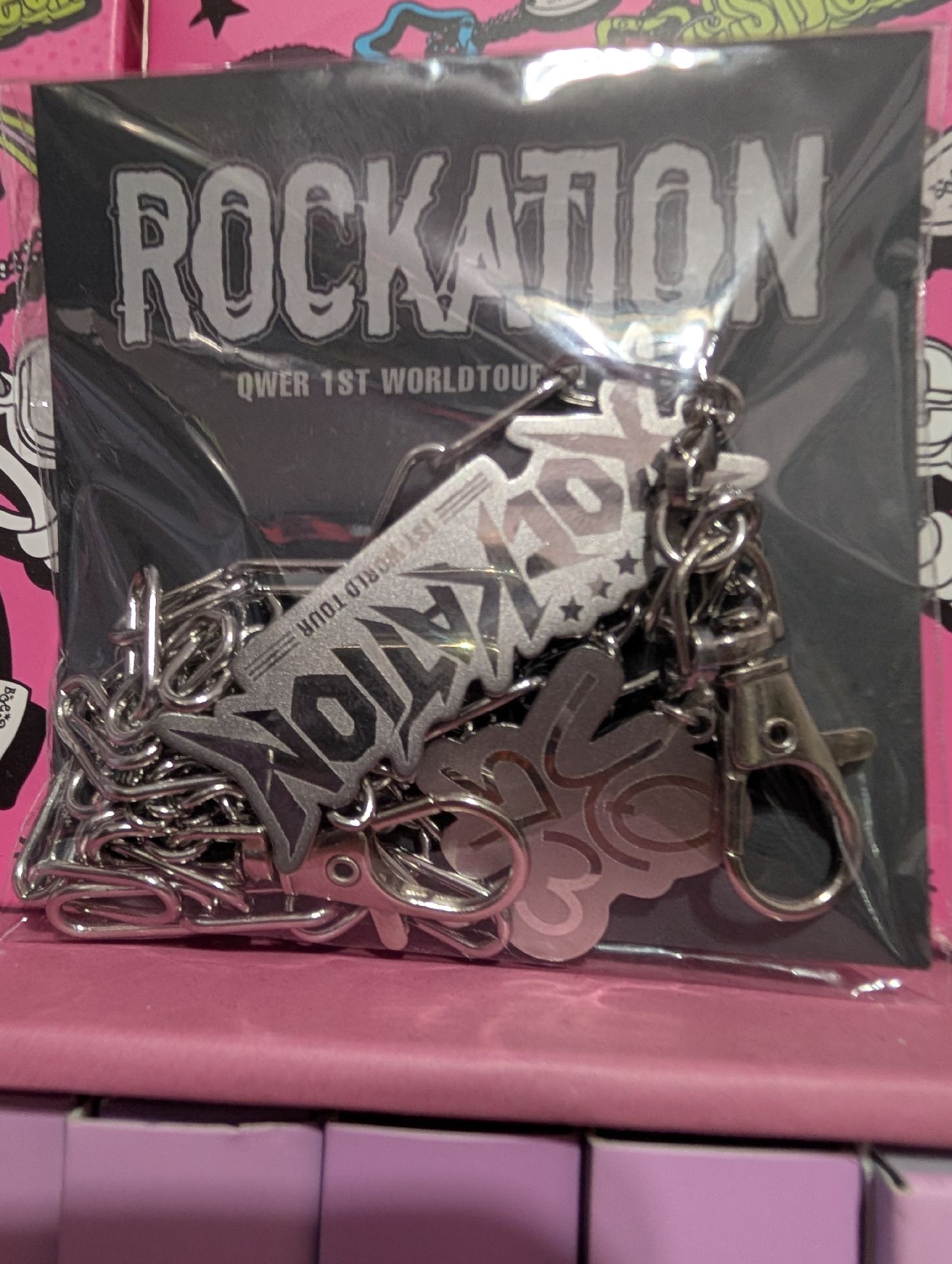 現貨台北限定QWER一巡褲鏈