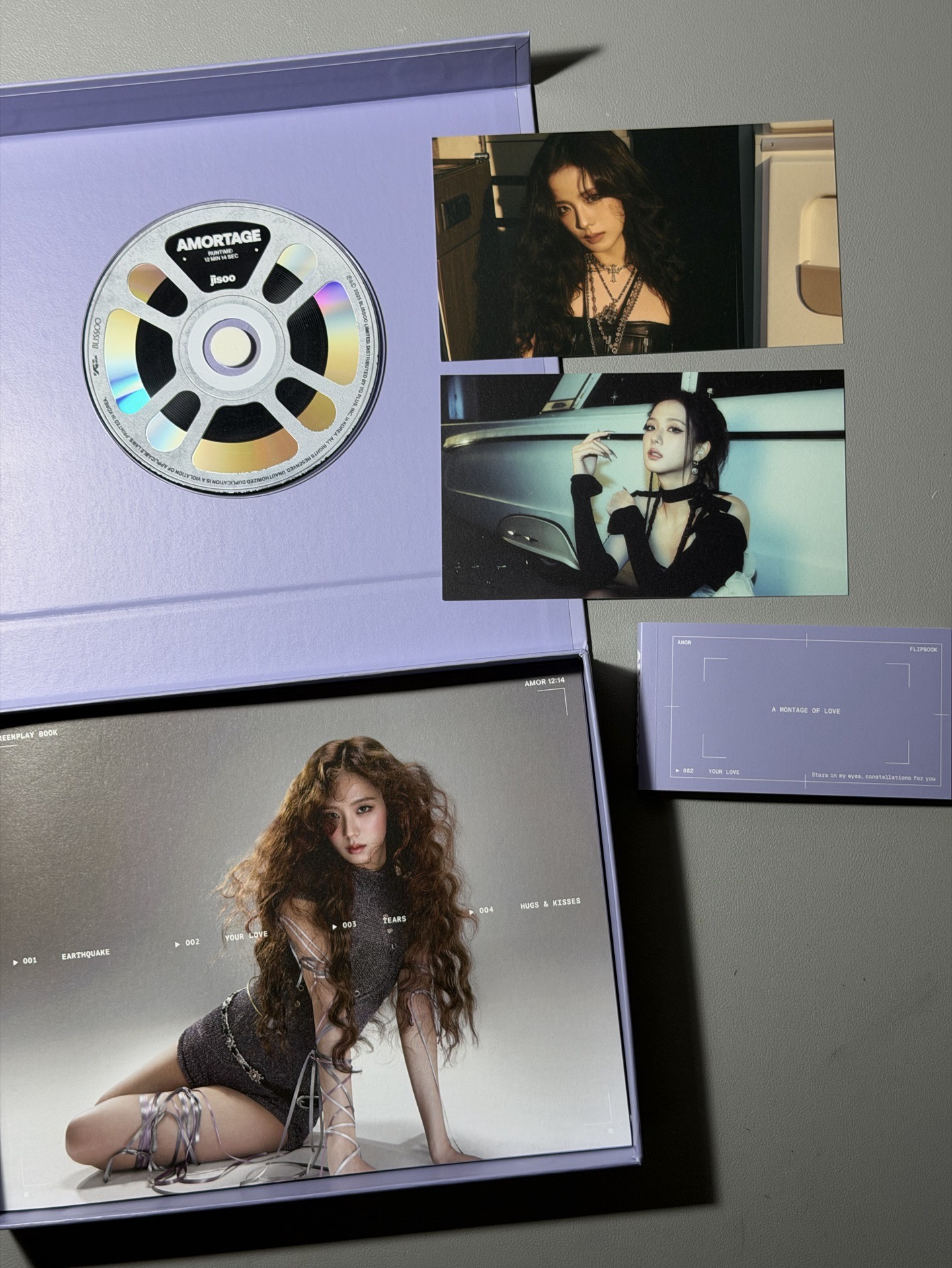 Jisoo amortage 專輯 兩版一起出