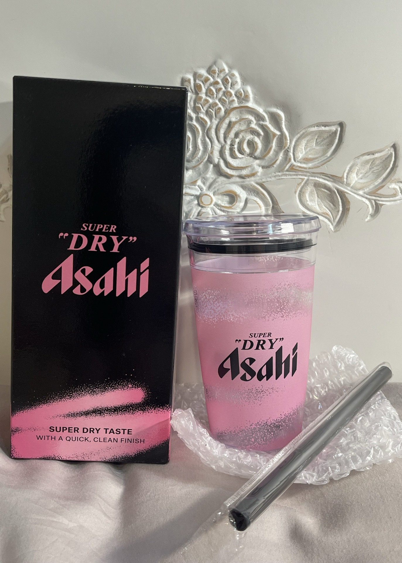 🖤SUPER DRY x BLACKPINK 吸管杯🩷