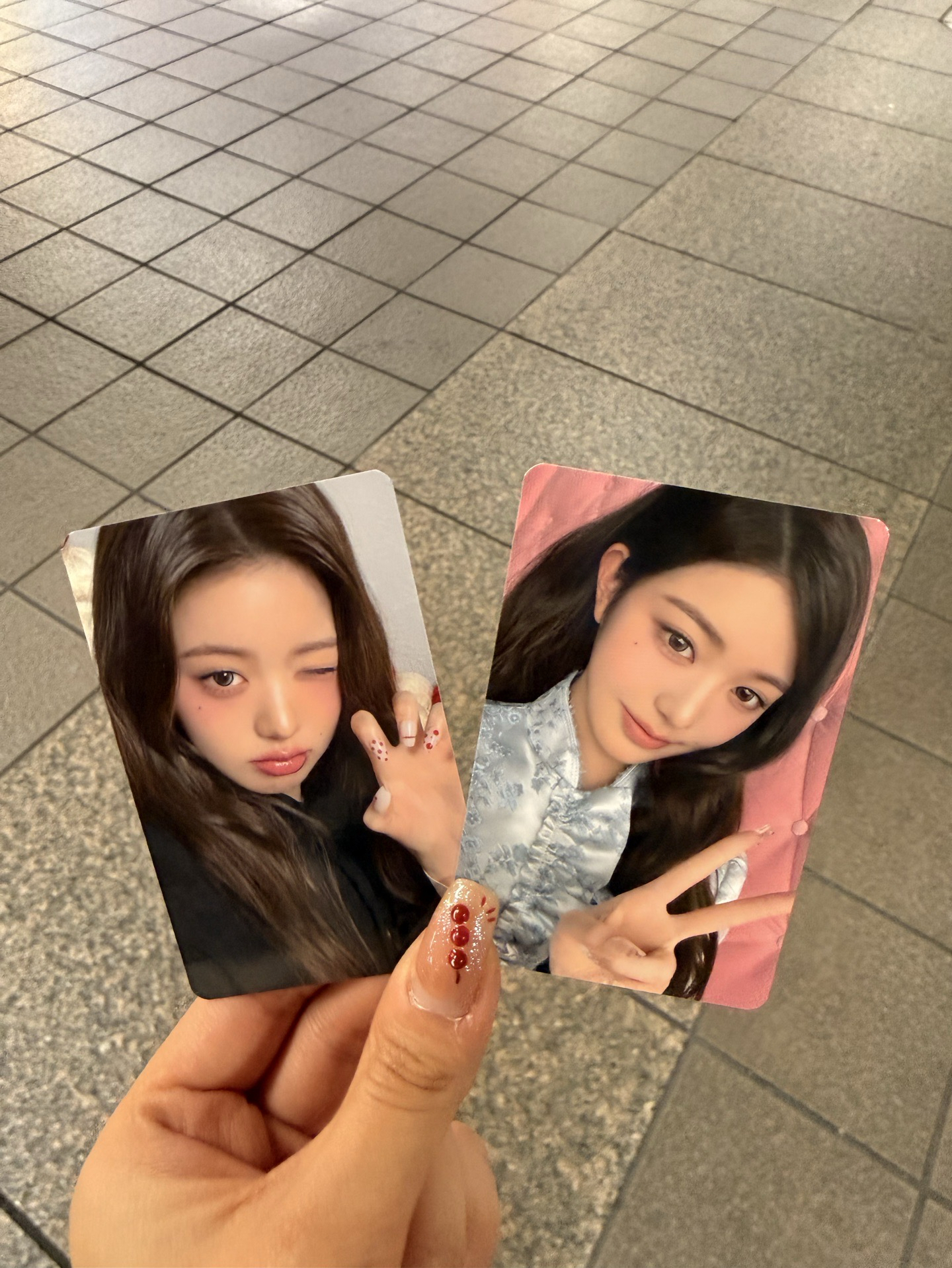 hapa kristin 10.0 員瑛隱眼小卡兩張