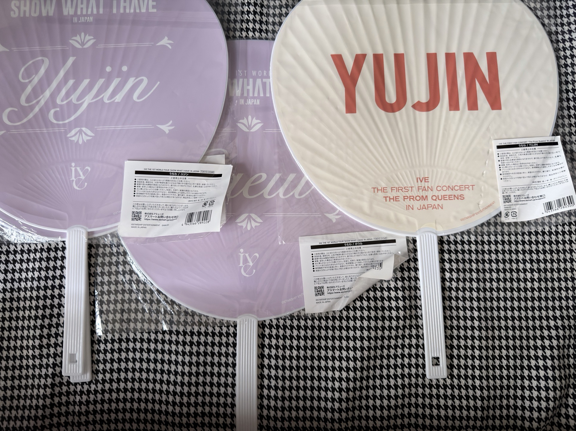 （現貨 紙箱寄出）IVE 日巡 大扇 扇子