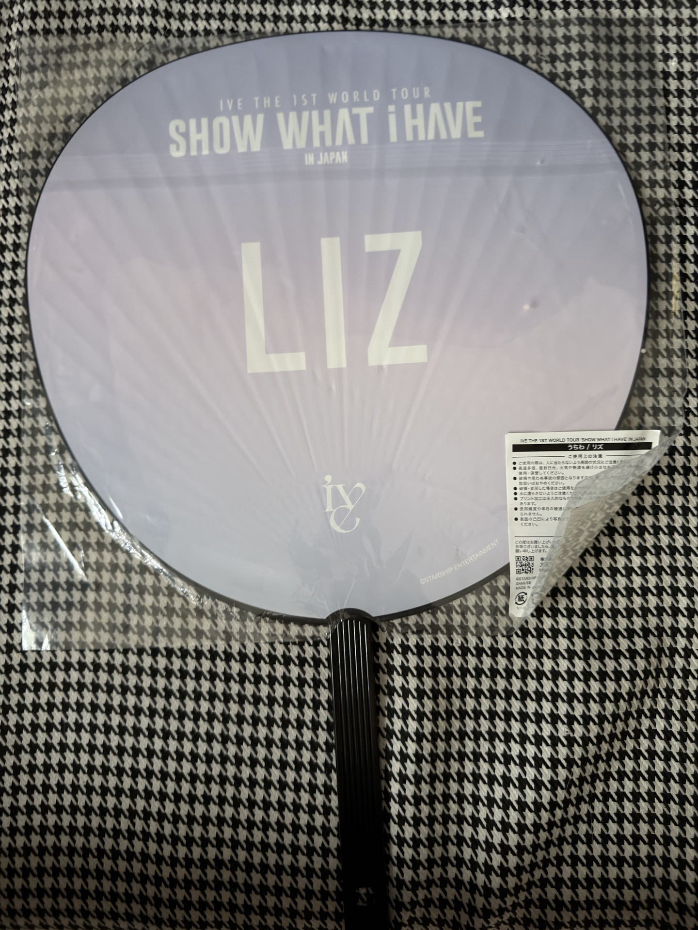 （現貨 紙箱寄出）IVE 日巡 大扇 扇子