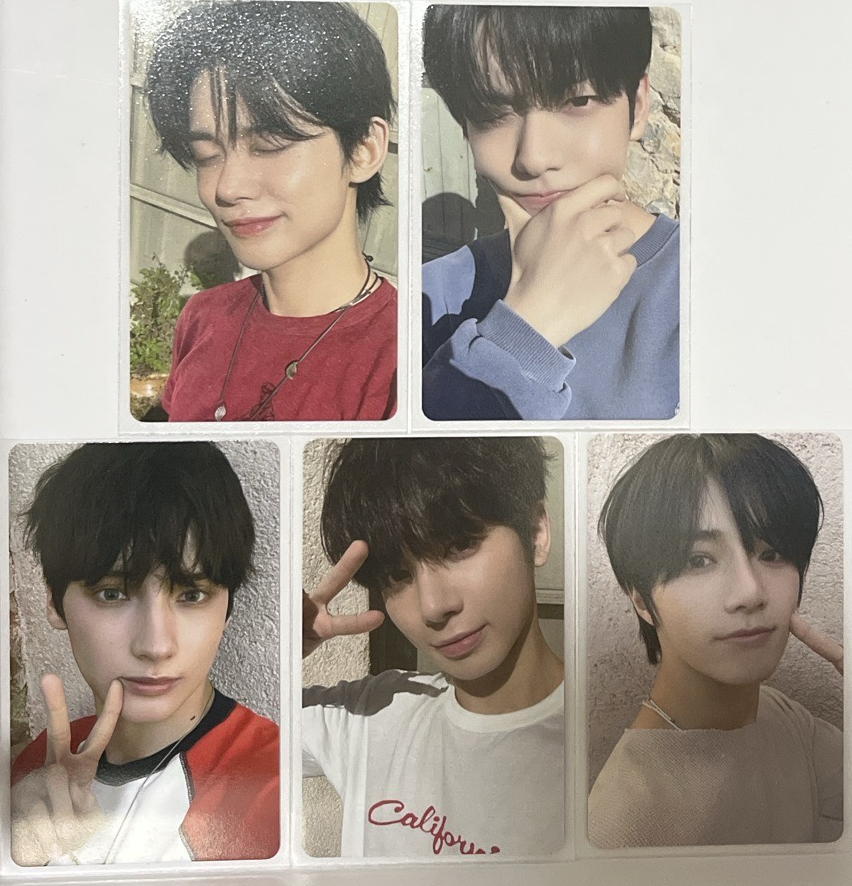 TXT 愛語日通特典一套