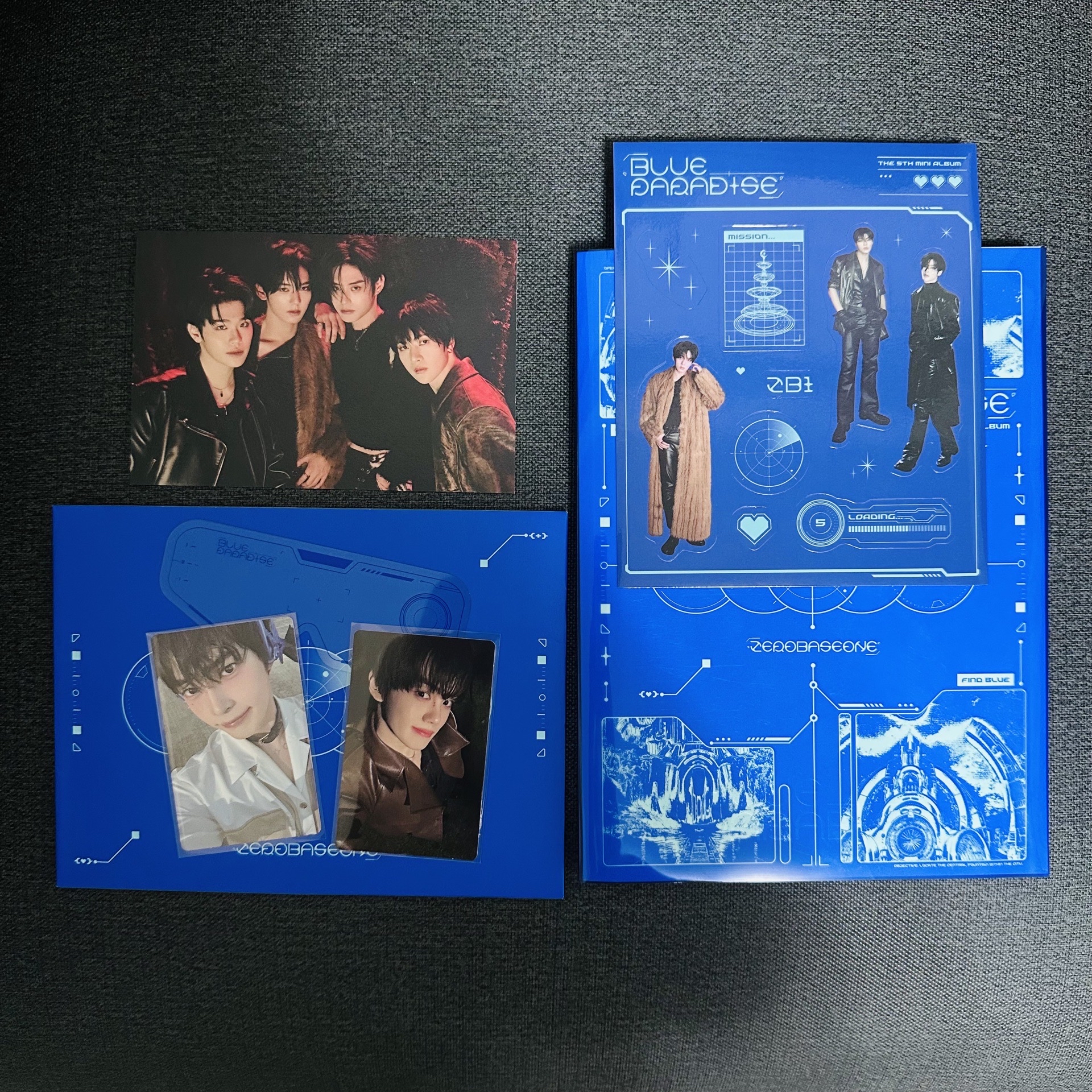 ZB1《BLUE PARADISE》藍版已拆全專