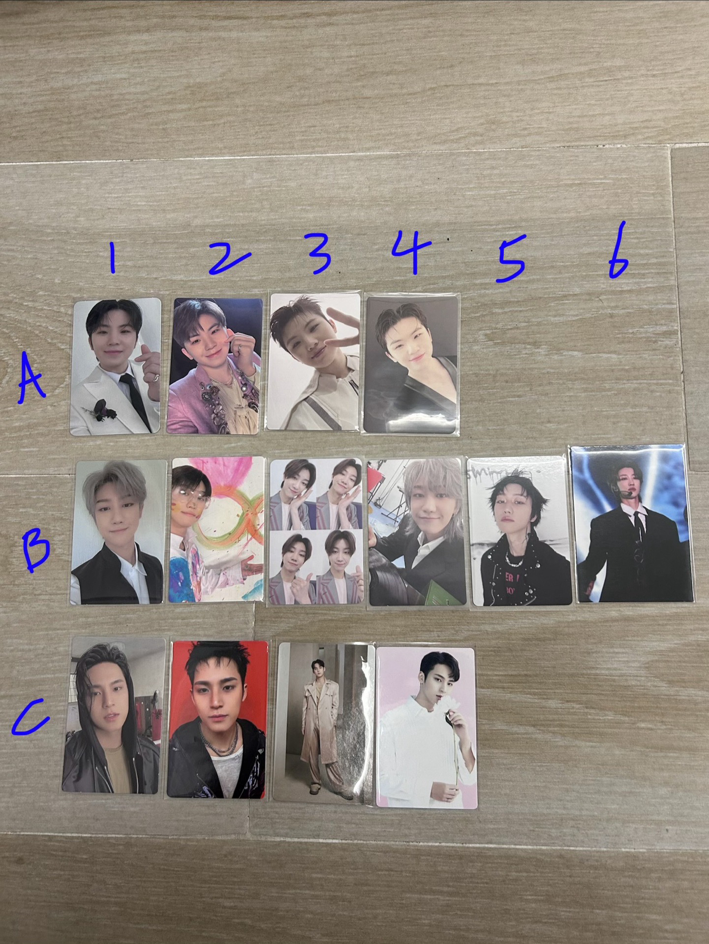 知勳、明浩、珉奎小卡出清🍚🐸🐶