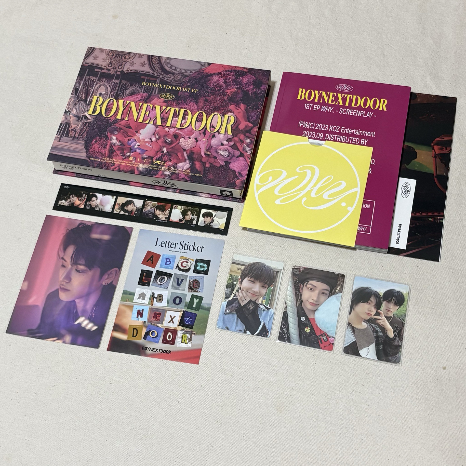 BOYNEXTDOOR WHY? Dazed ver. 已拆全專