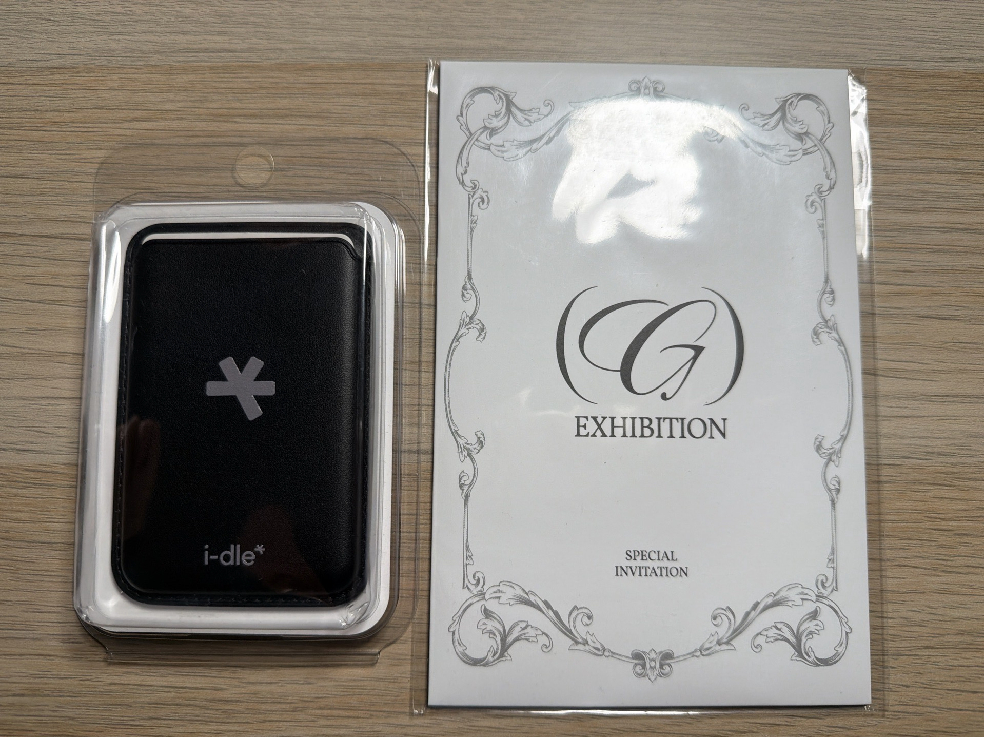 idle7週年展覽卡套及票根