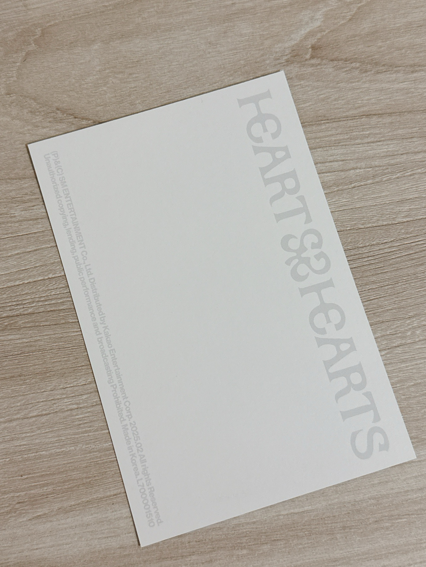 The Chase 明信片 PB ver.（Ian & Stella）