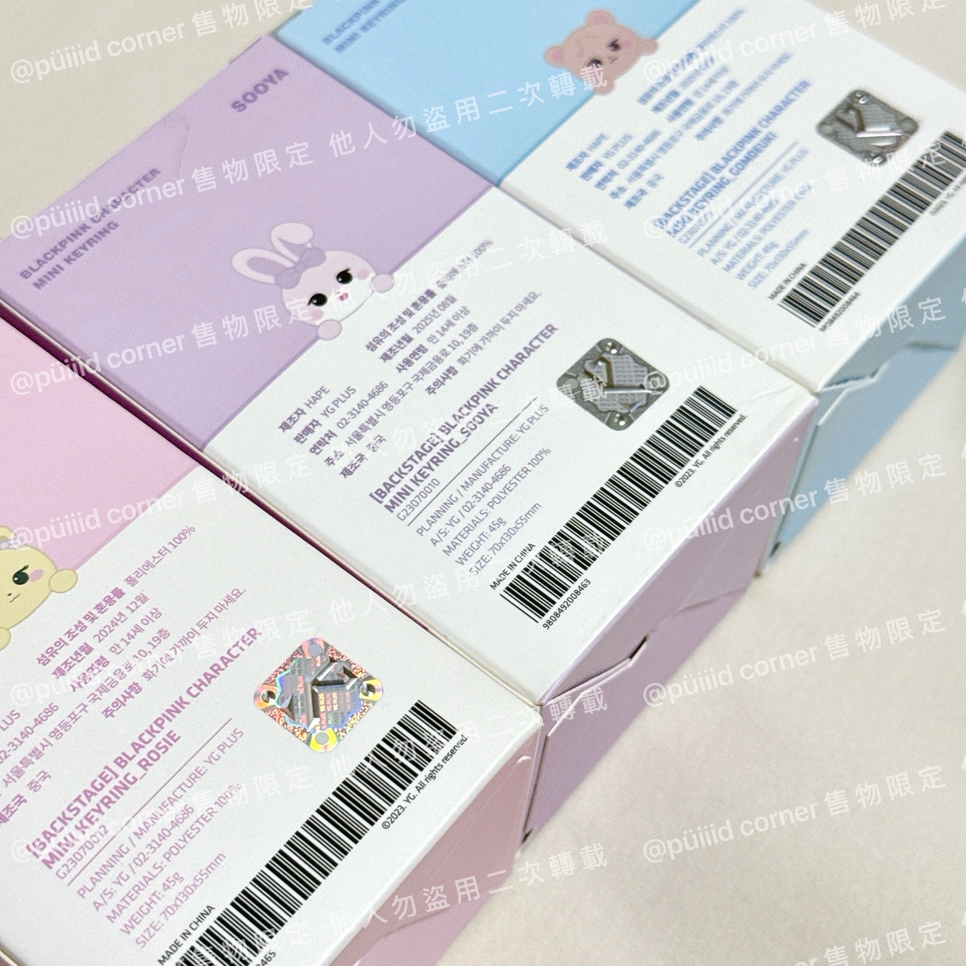 絕版現貨🇰🇷韓國正版BLACKPINK 演唱會限定 娃娃吊飾 鑰匙圈 世巡娃 Jennie Rosé Jisoo 