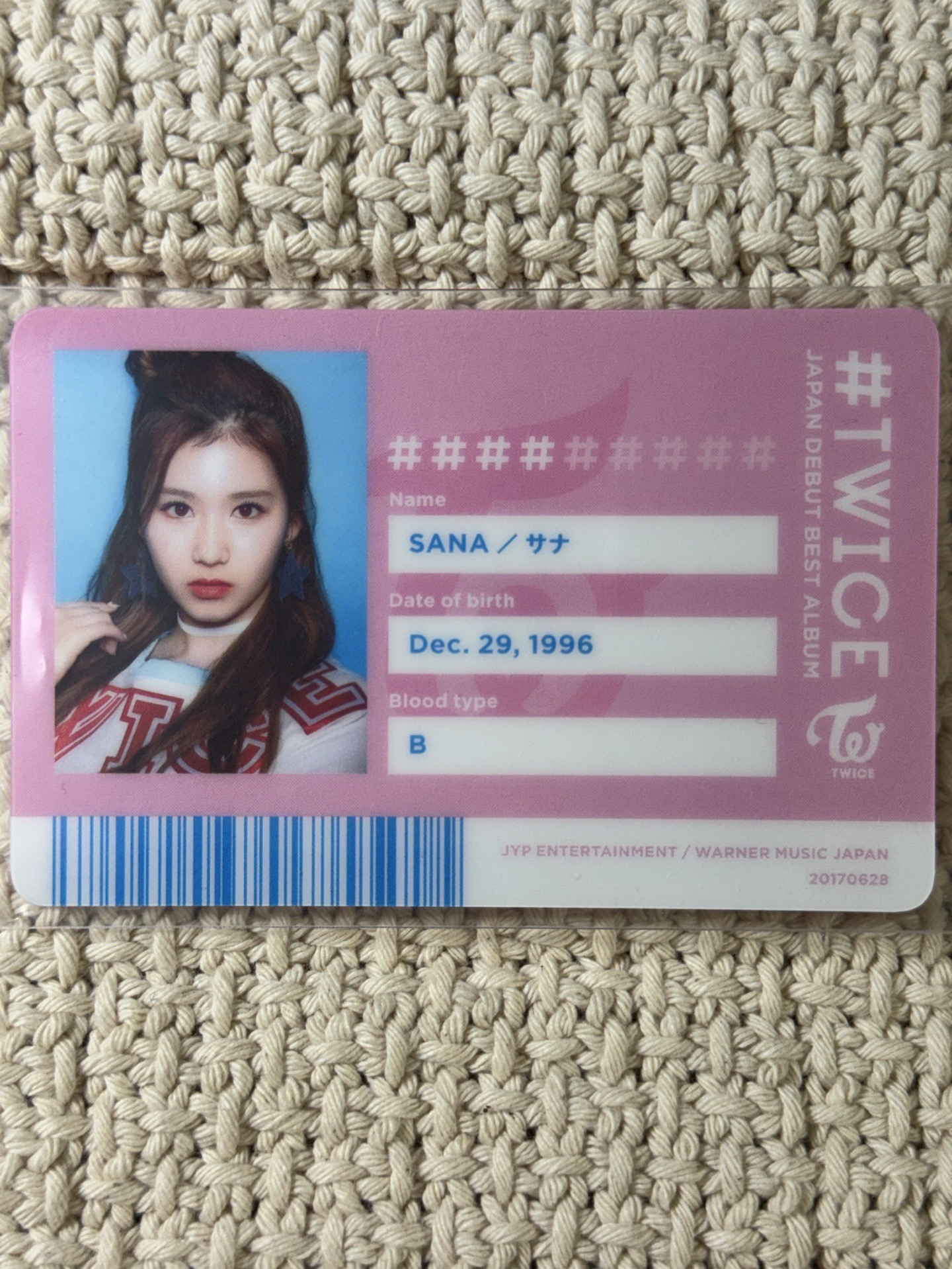 紗ID卡 JP精選一 初回限定盤A 專輯卡