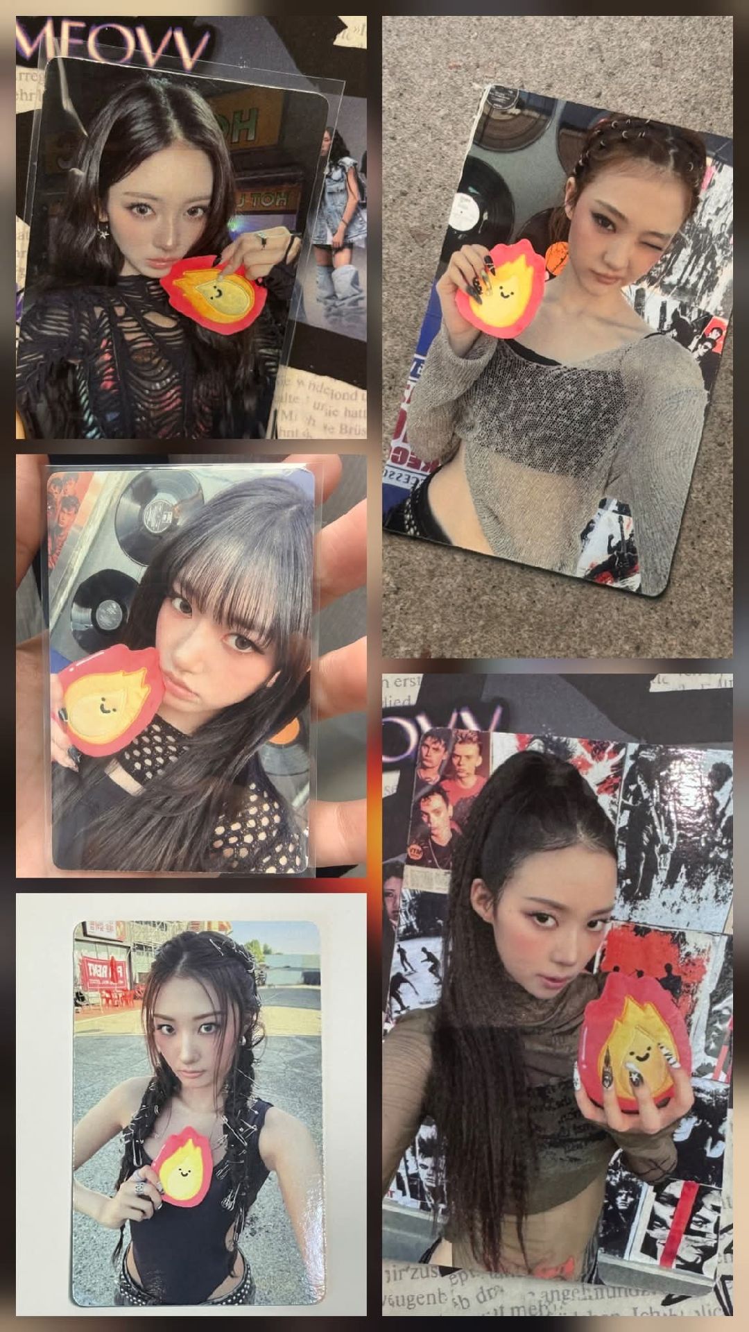 BURNING UP 第一週 打歌卡 