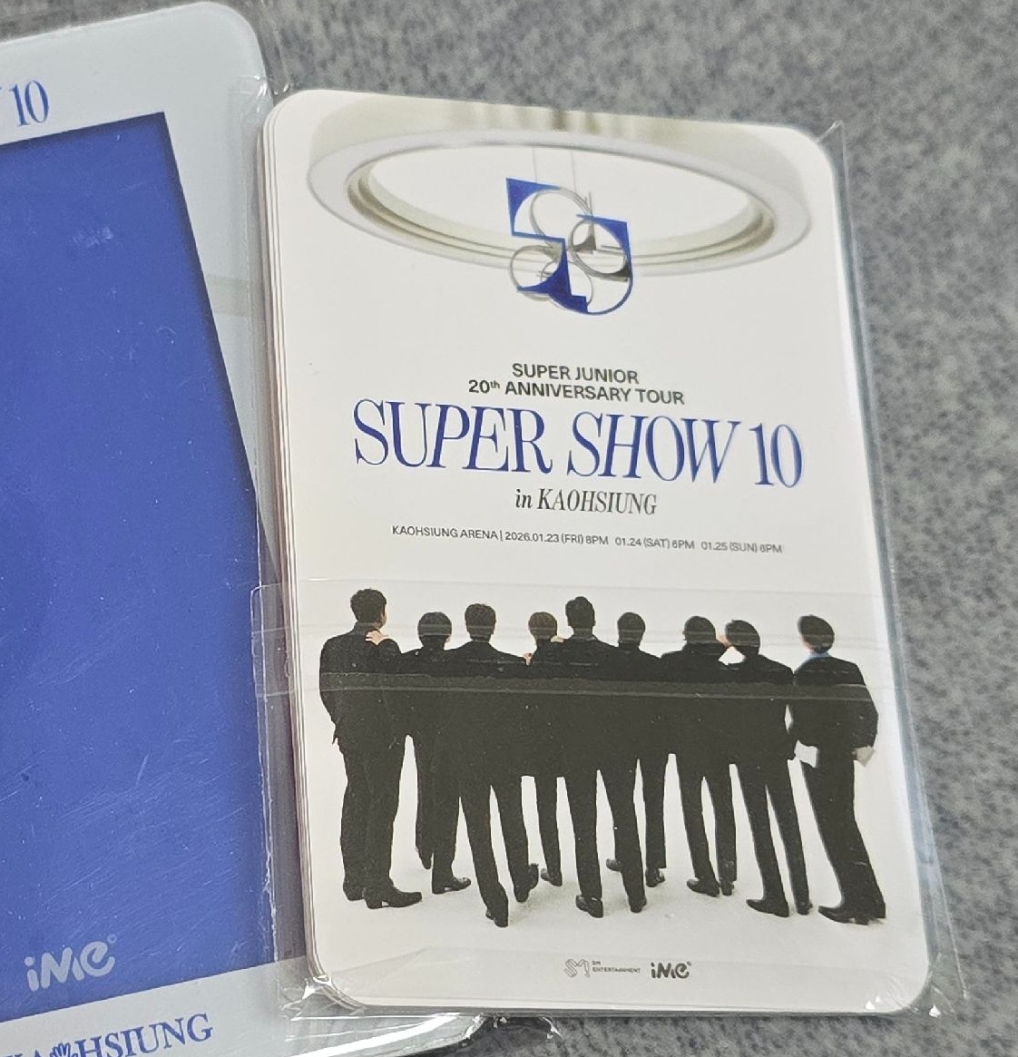 super junior 高雄場 入場卡⭕️可當綁物 利特 東海 始源 藝聲 厲旭 神童 卡磚 小卡