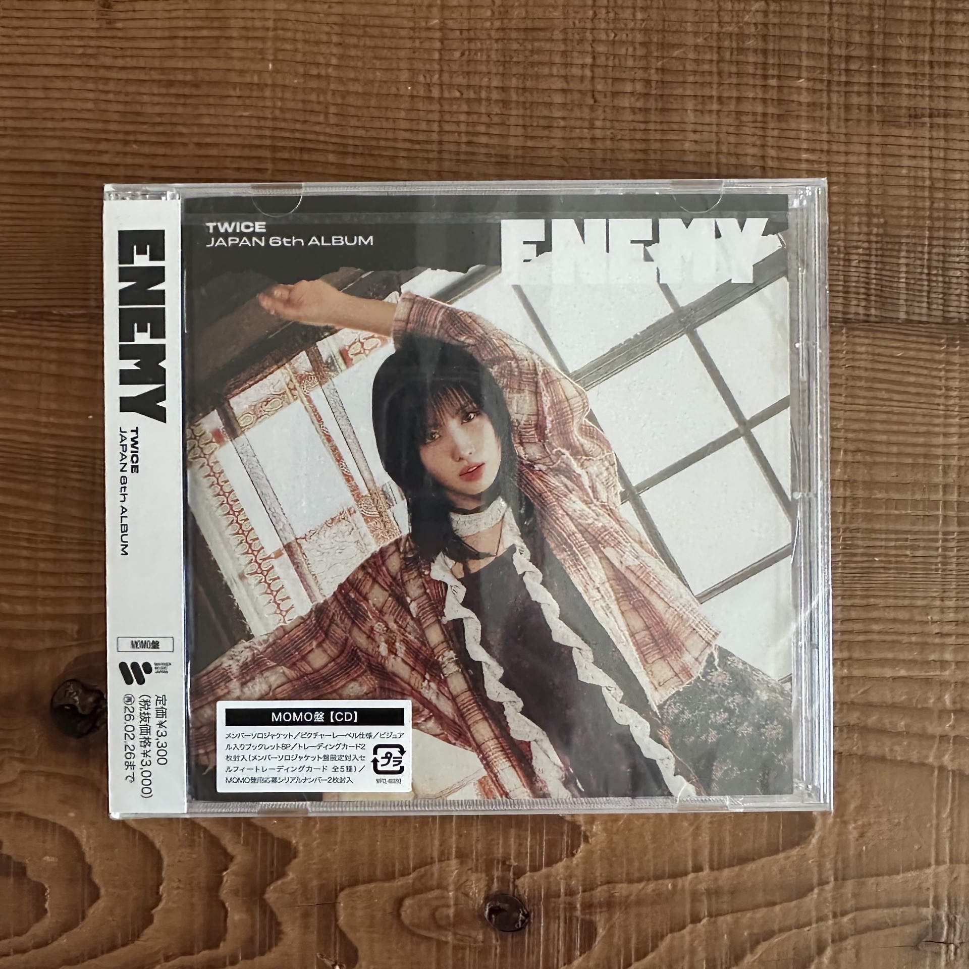 【TWICE】 ENEMY Momo Japan 6th 日專 個人盤 全新未拆
