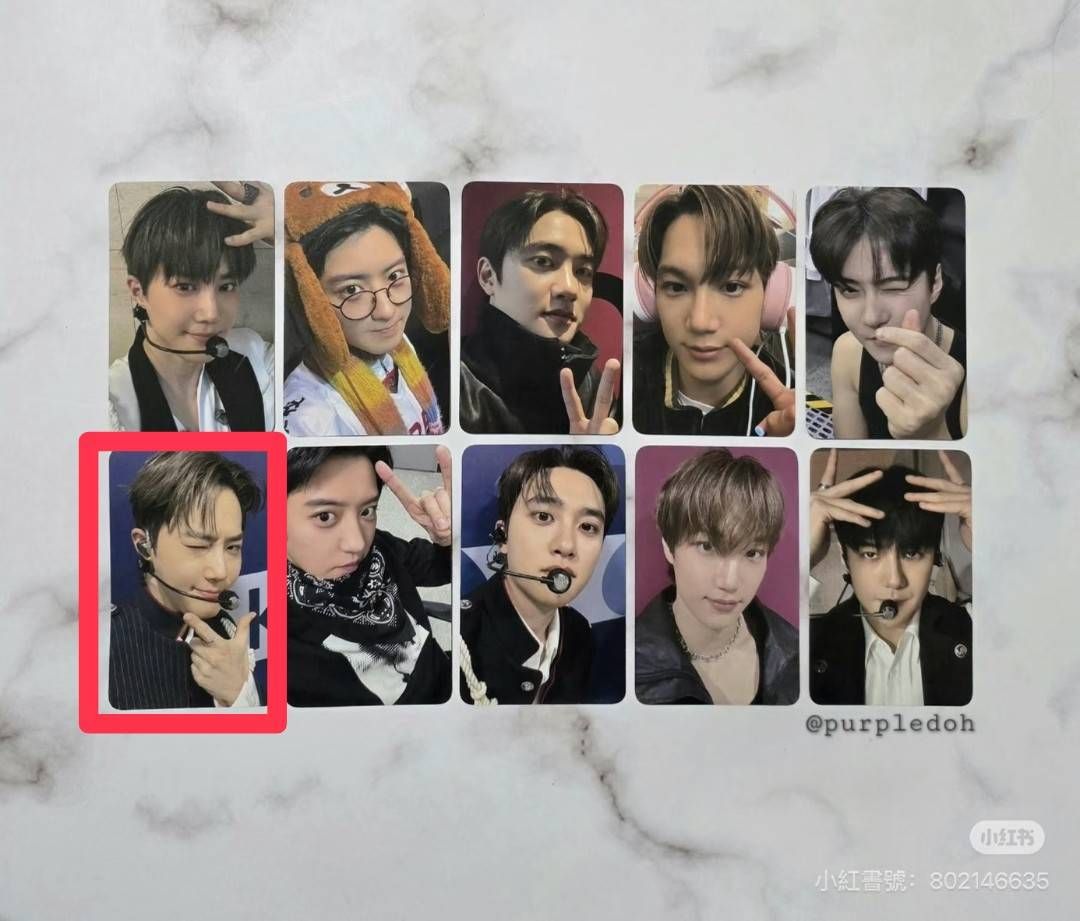 EXO 8輯 K4通路 SUHO🐰小卡