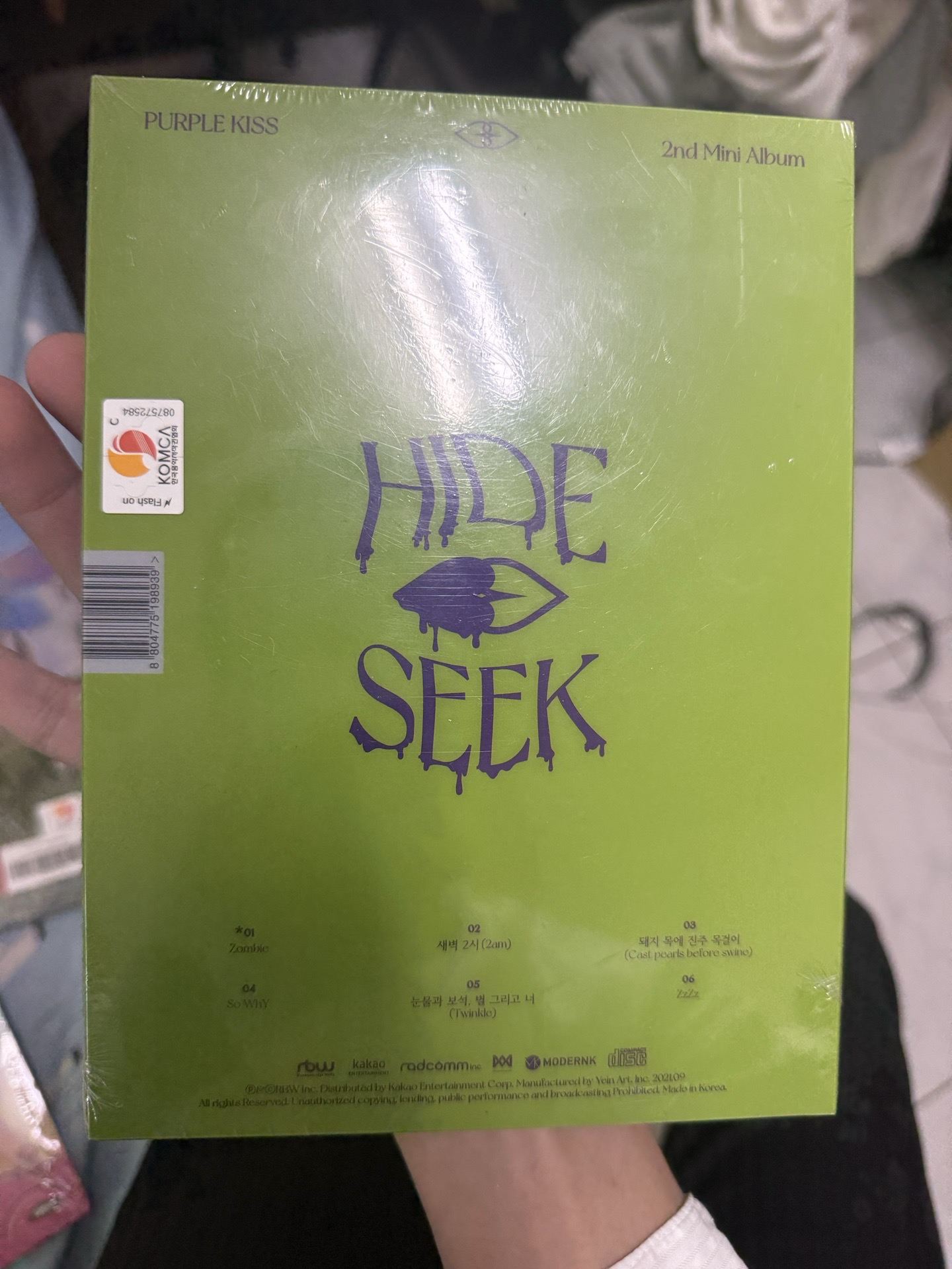 HIDE & SEEK PURPLE KISS 第二張迷你專輯