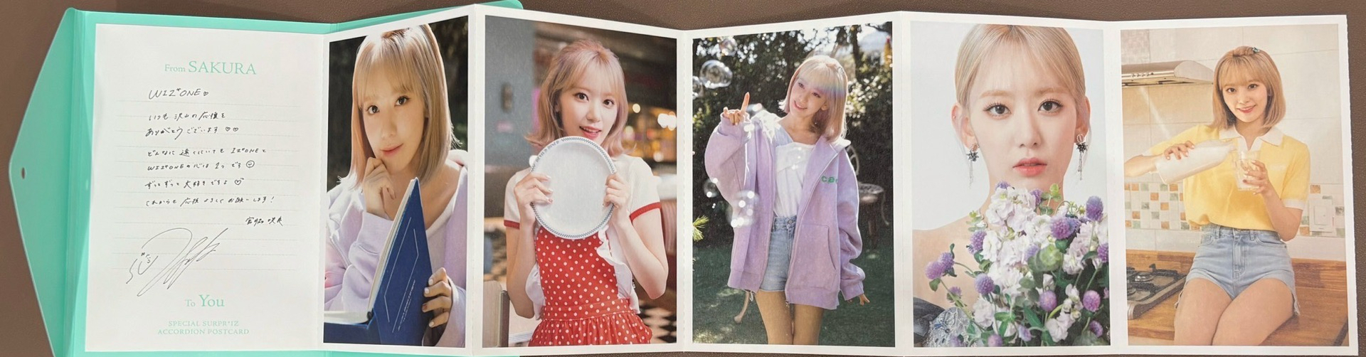 IZ*ONE 櫻花風琴卡