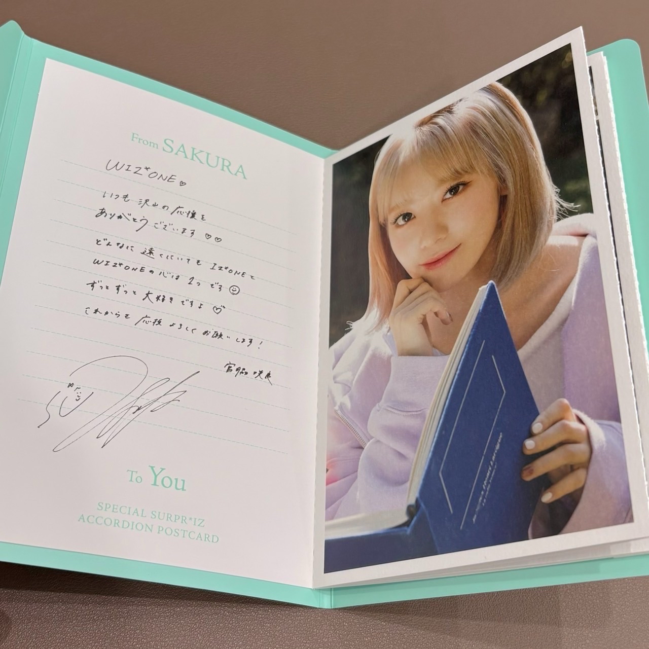 IZ*ONE 櫻花風琴卡