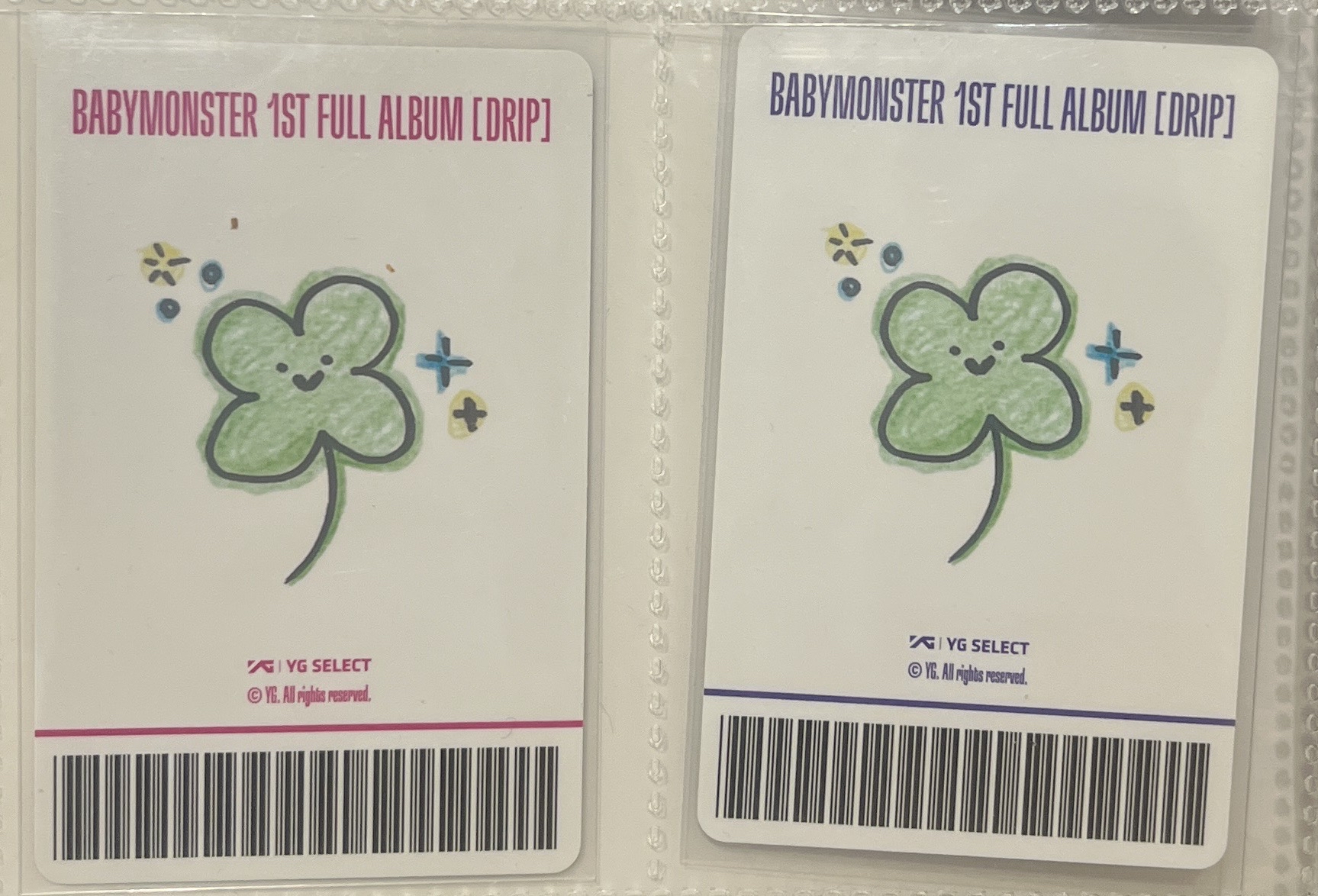 YG中區2.0（手繪幸運草卡背）