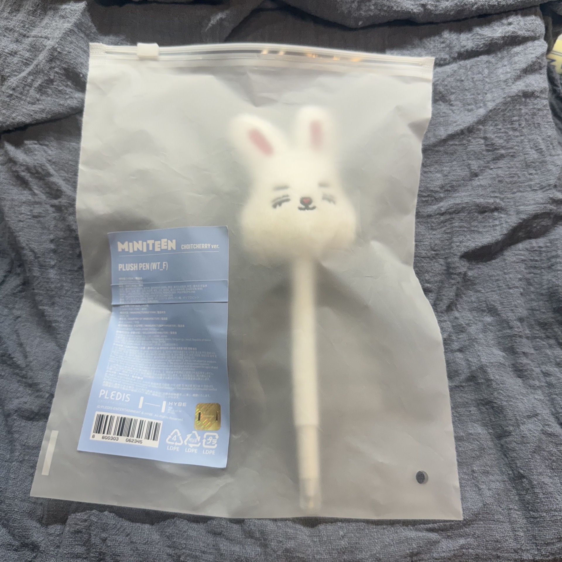 SEVENTEEN MINITEEN CHOITCHERRY 大頭筆 崔🍒Plush Pen 造型筆 