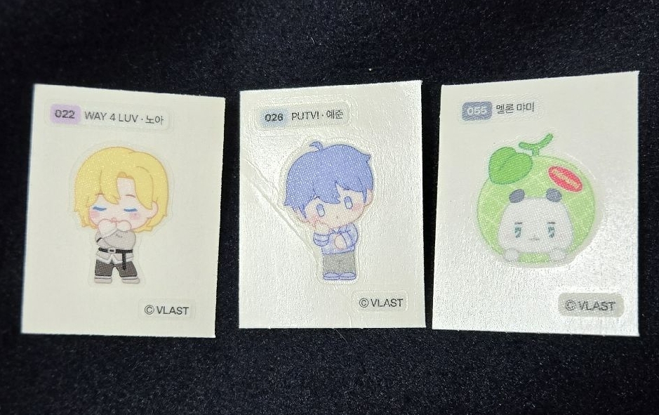 PLAVE x GS25 貼紙、證件照組