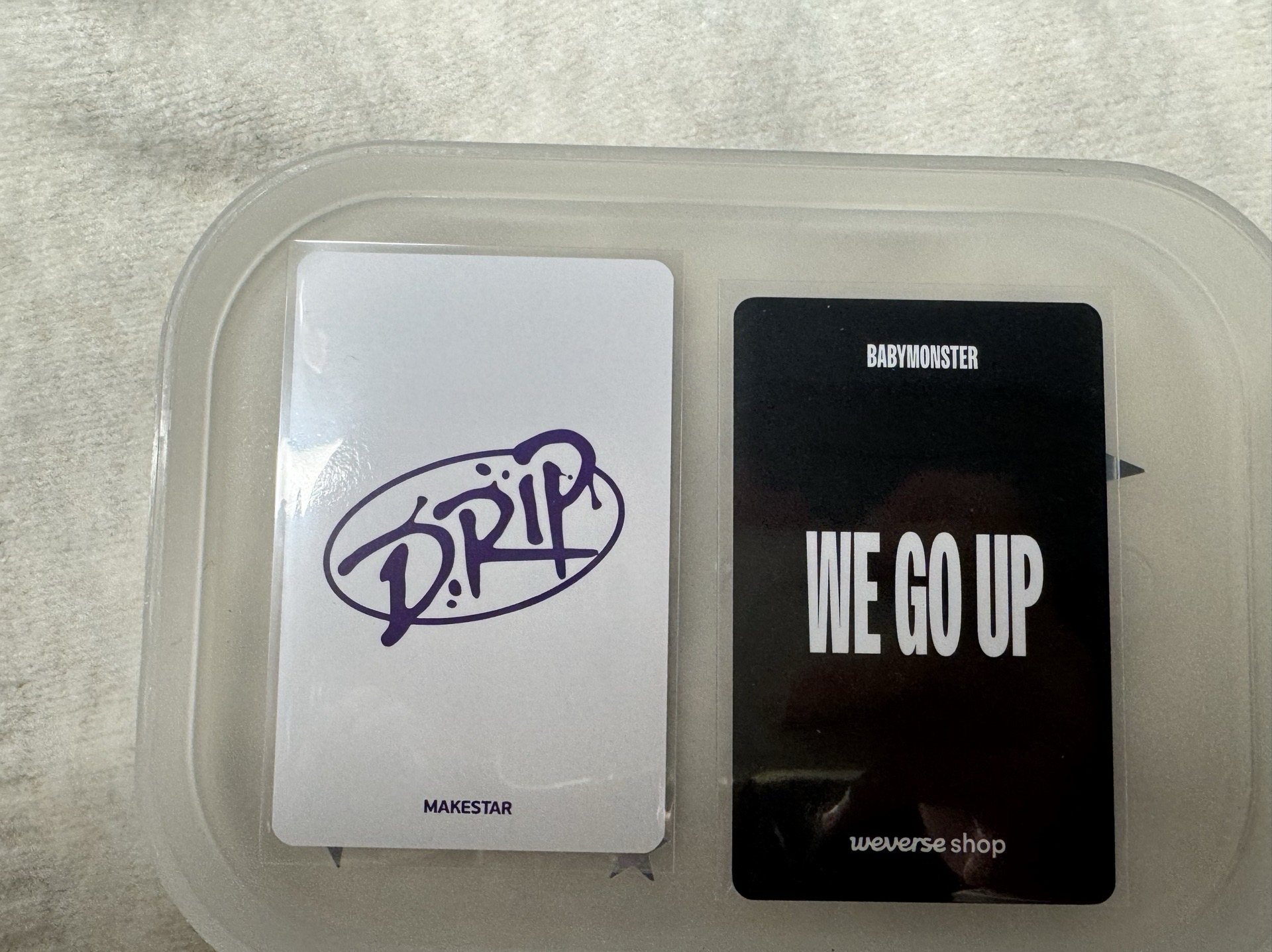 Babymonster塔塔特典兩張不拆