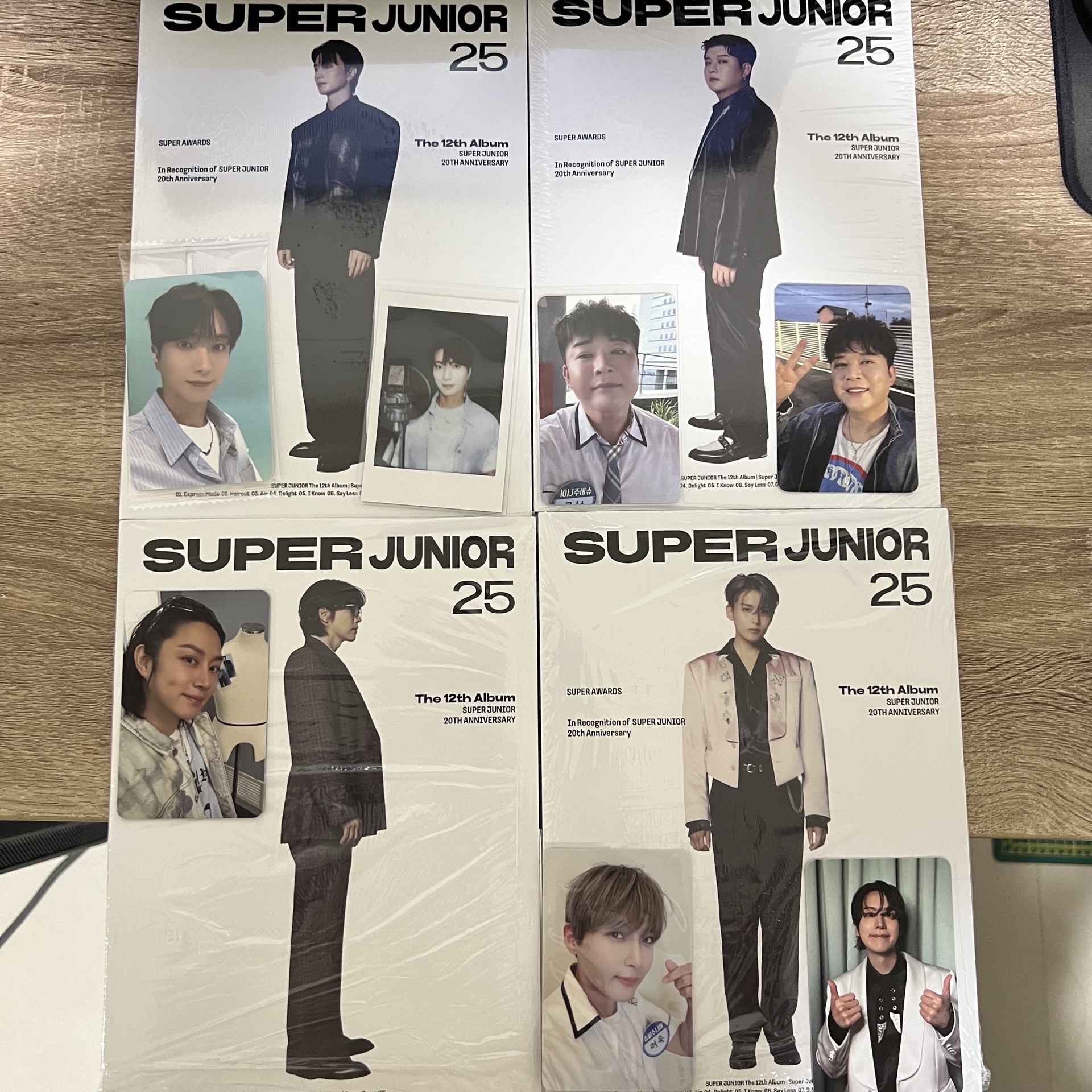 Super Junior 25 神童 東海 厲旭 Fanme 特典 小卡 拍立得 全專