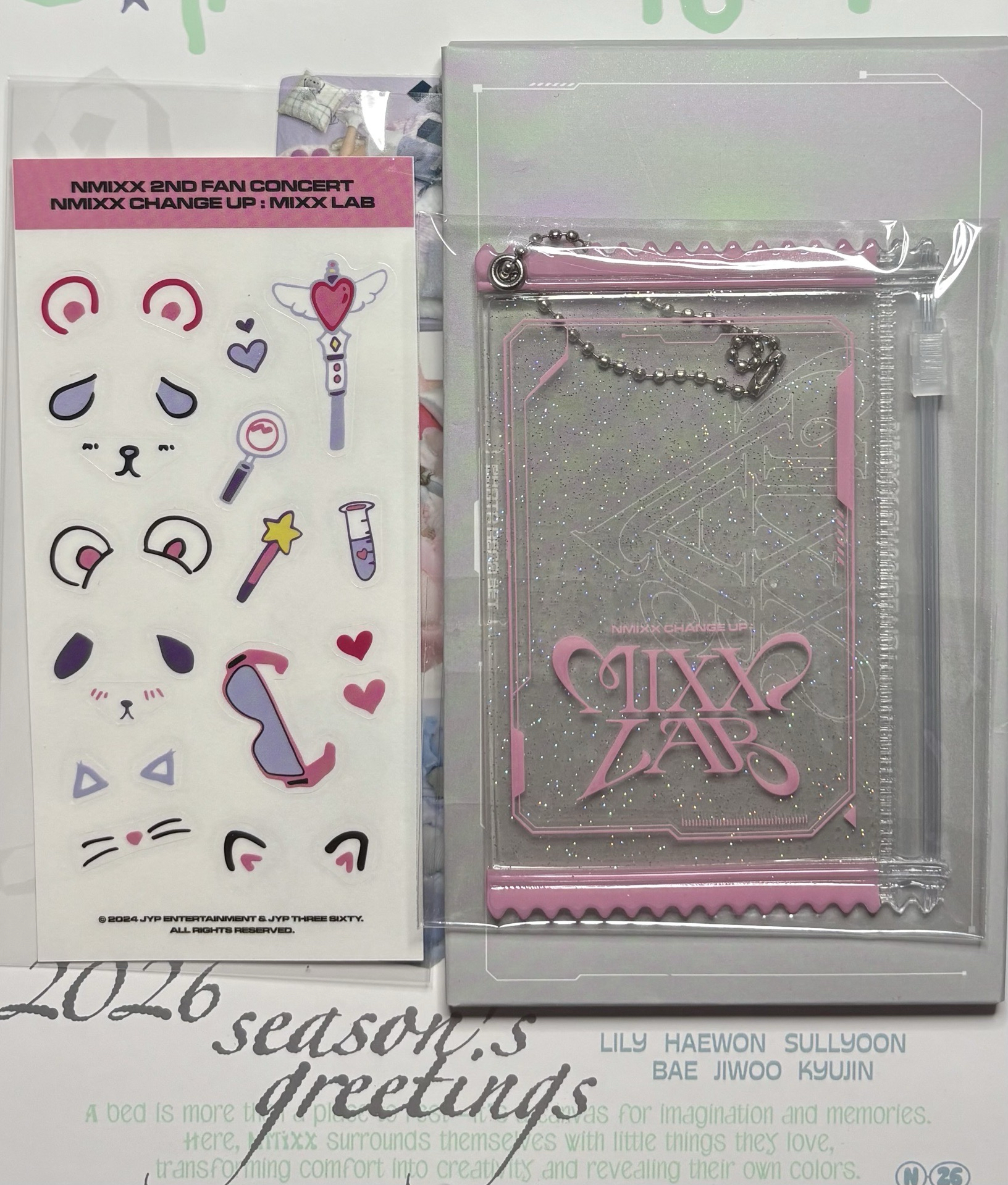 Nmixx lab 卡套裝飾組固配