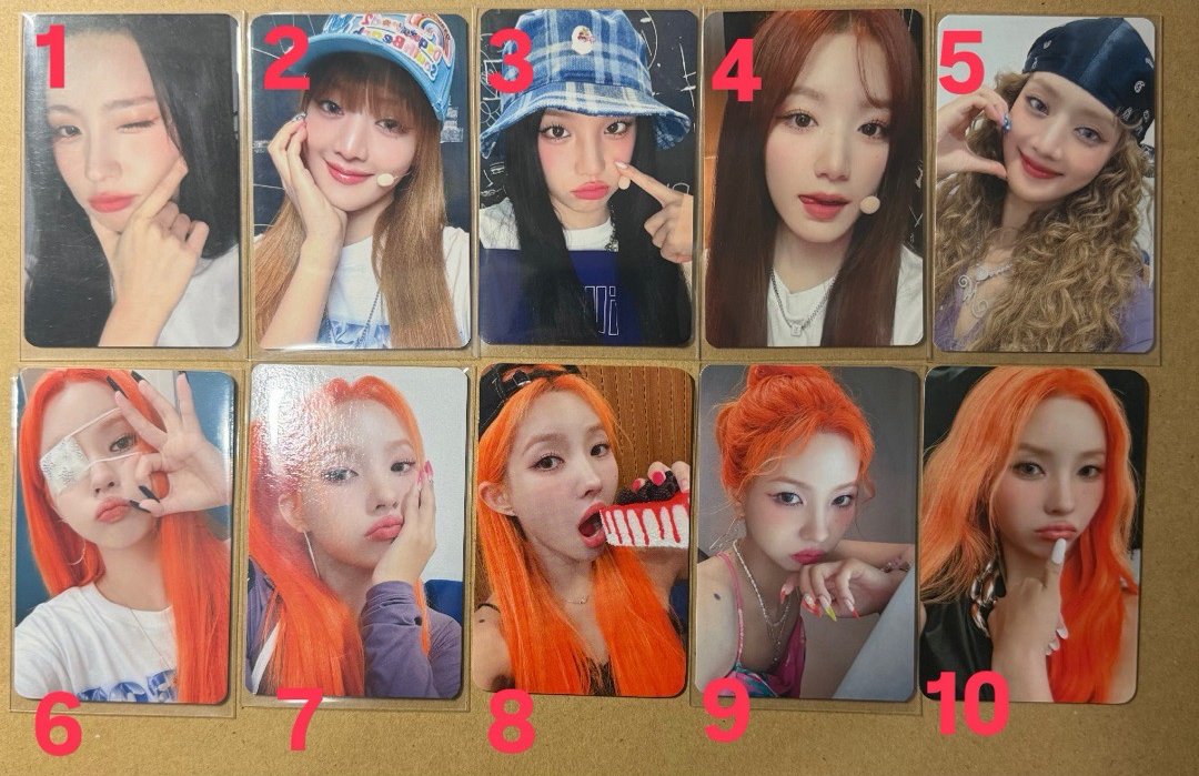 Idle很多特典卡小卡