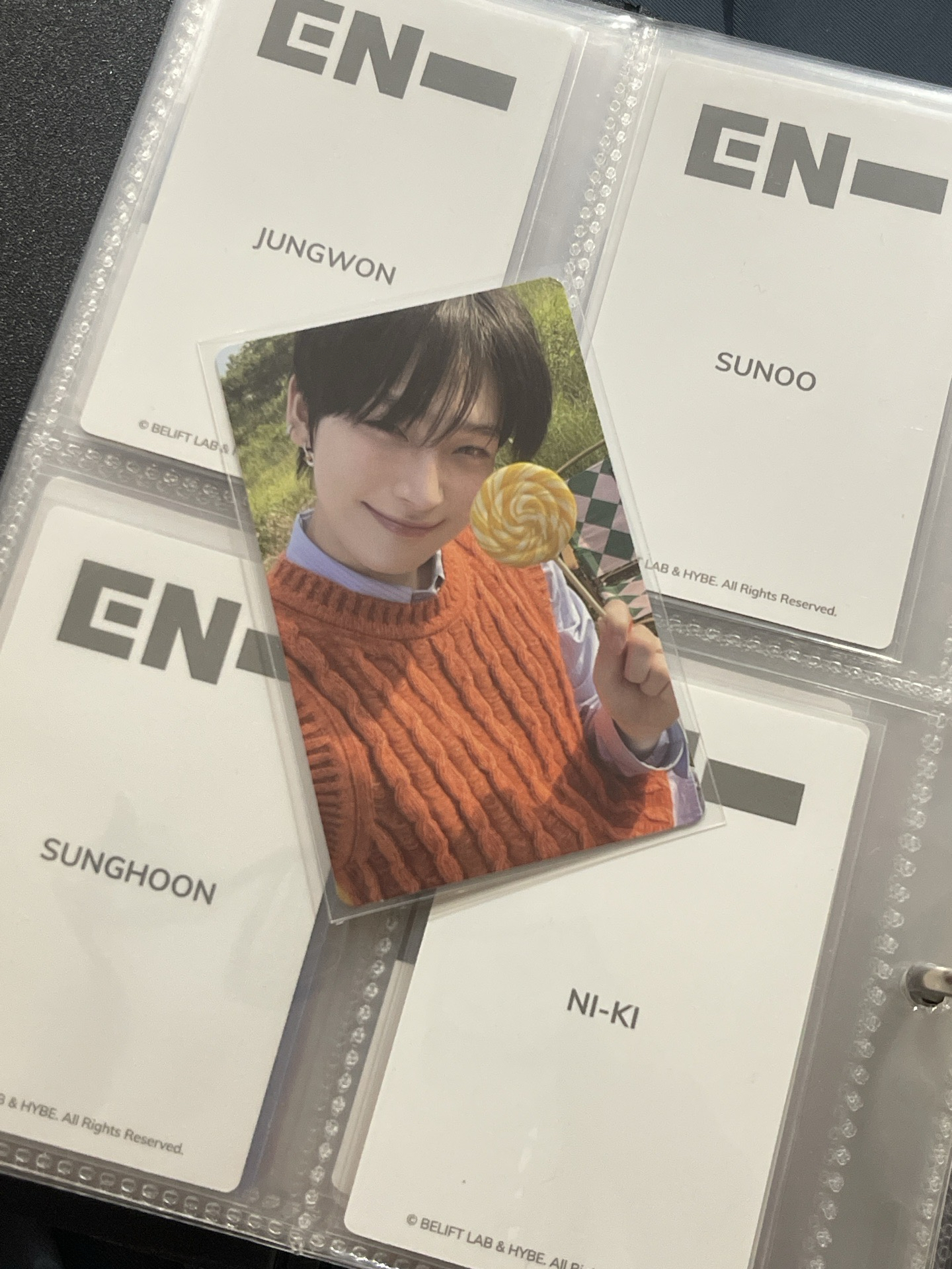 割愛棒棒糖ㅠㅠ 迷5 專輯卡