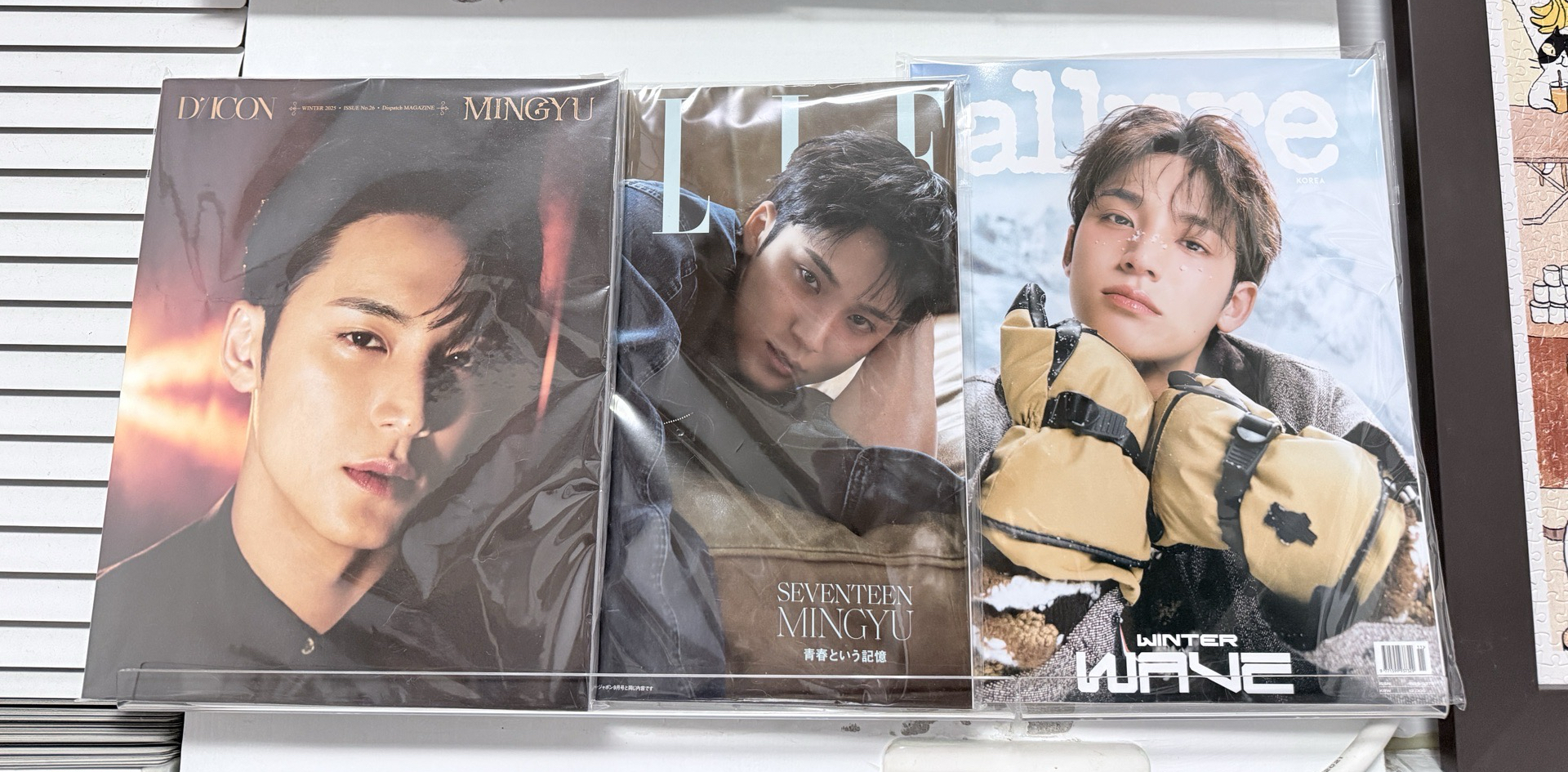 珉奎 D社、Elle、Allure雜誌