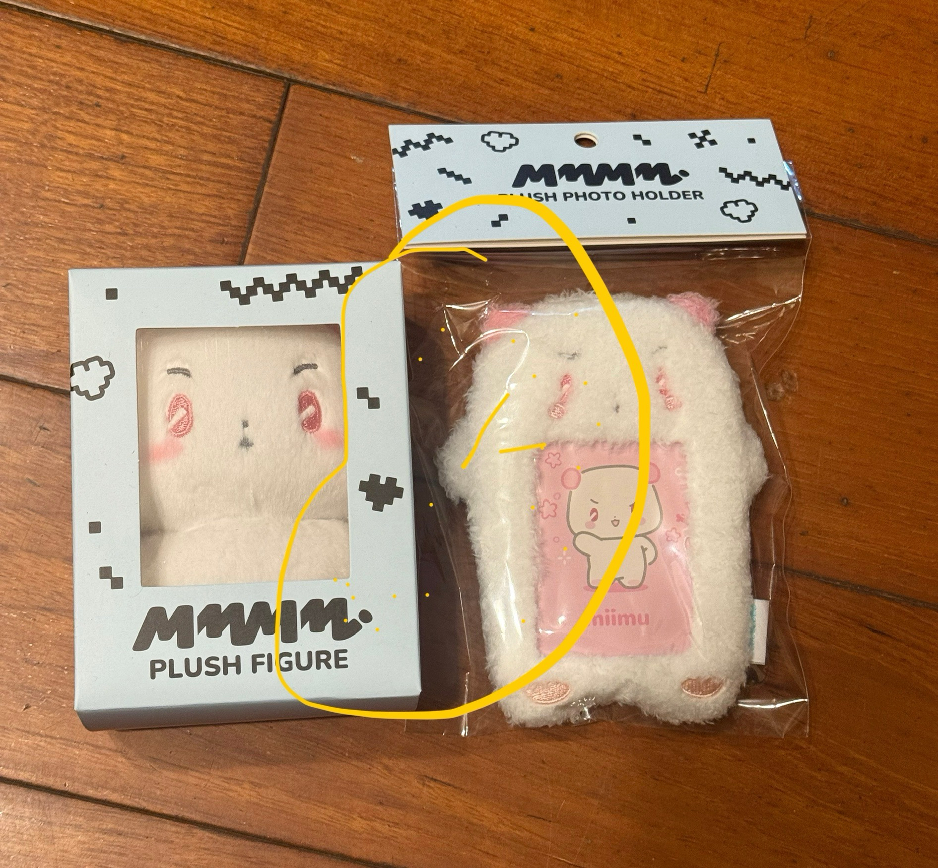 全新未拆 🩷miimu 官方通路 娃+卡套