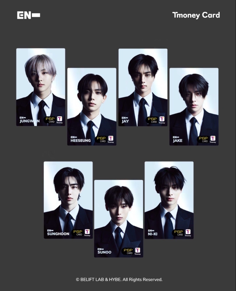 ENHYPEN X Tmoney 交通卡
