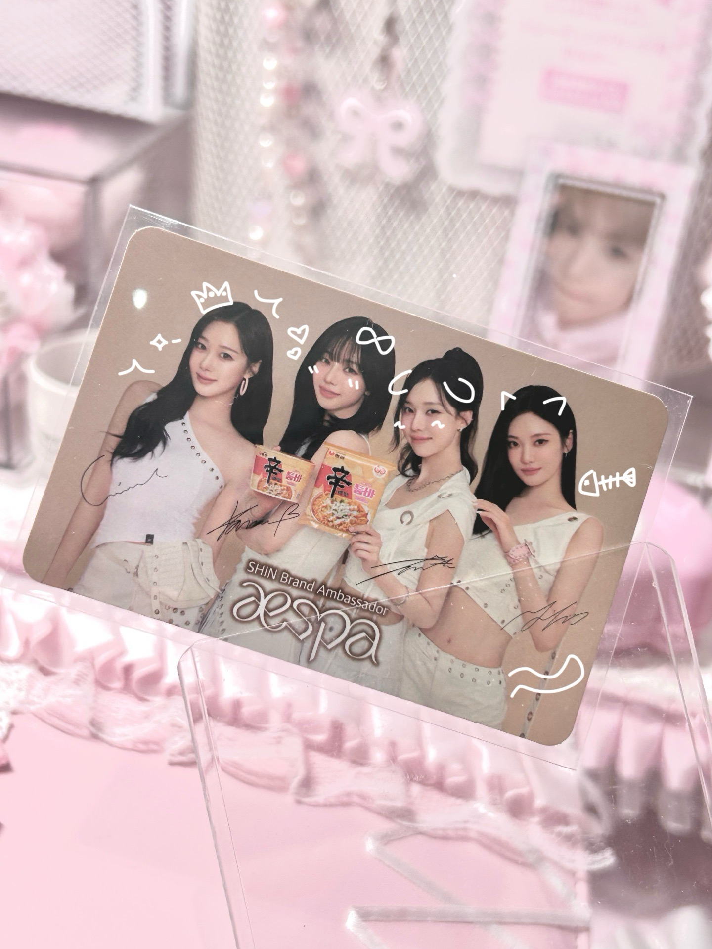 超級美的辛拉麵團卡