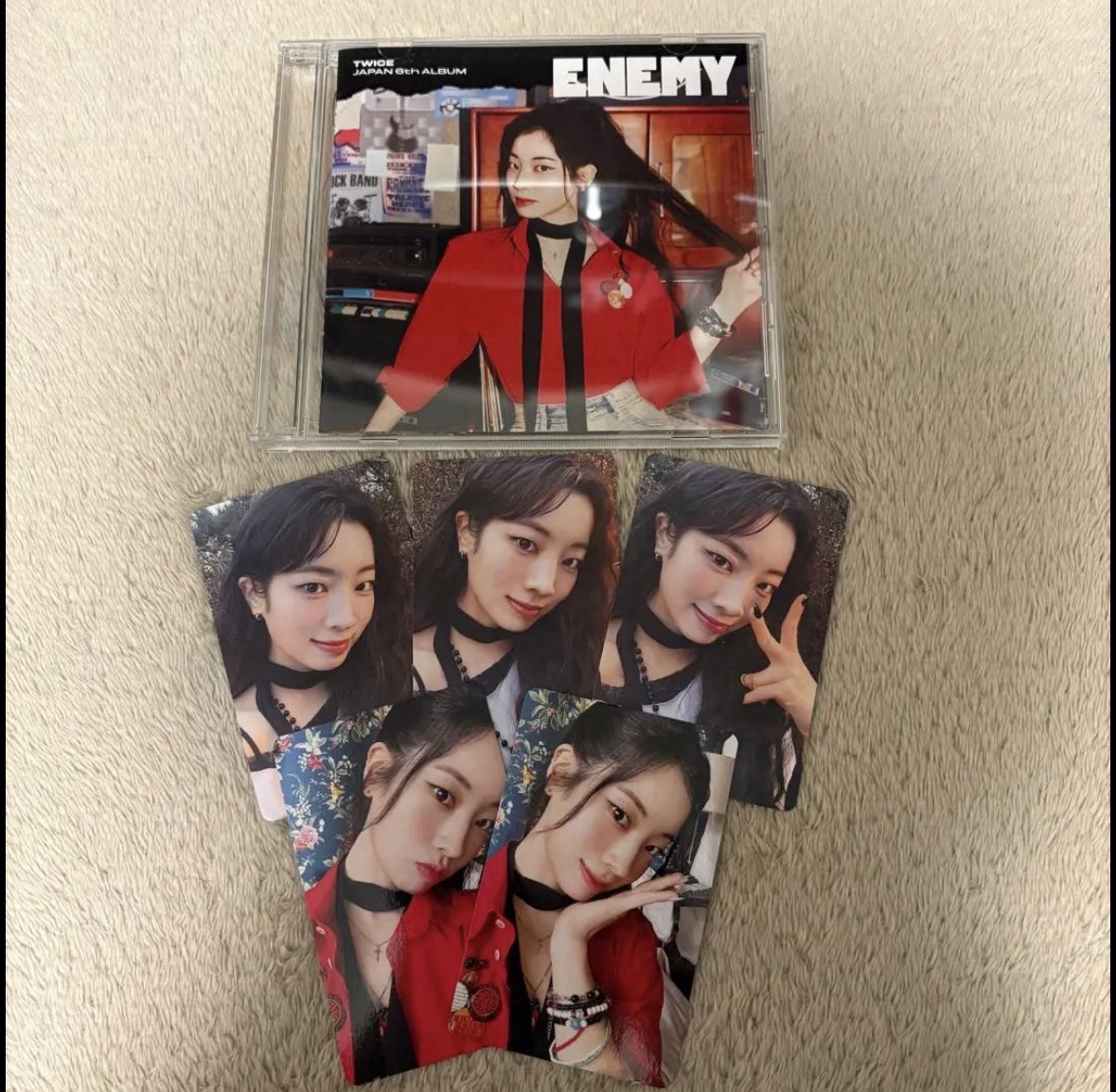 twice JP正規六 ENEMY多賢單封+個人盤專卡set