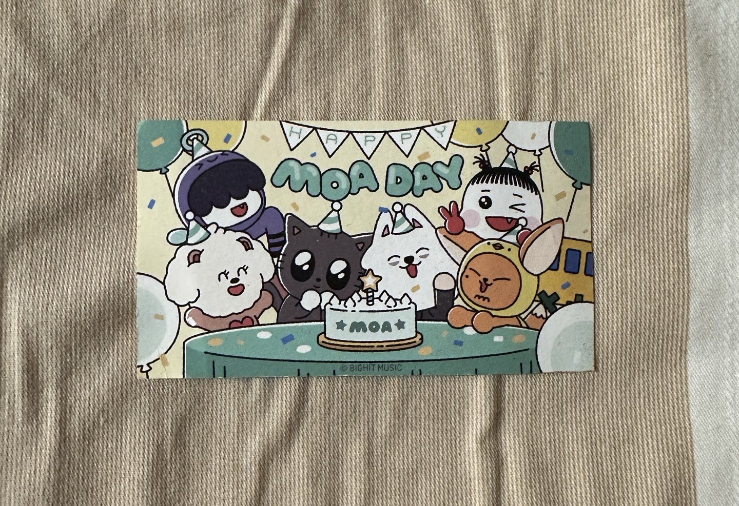 MOA 生日入場卡（未掃）