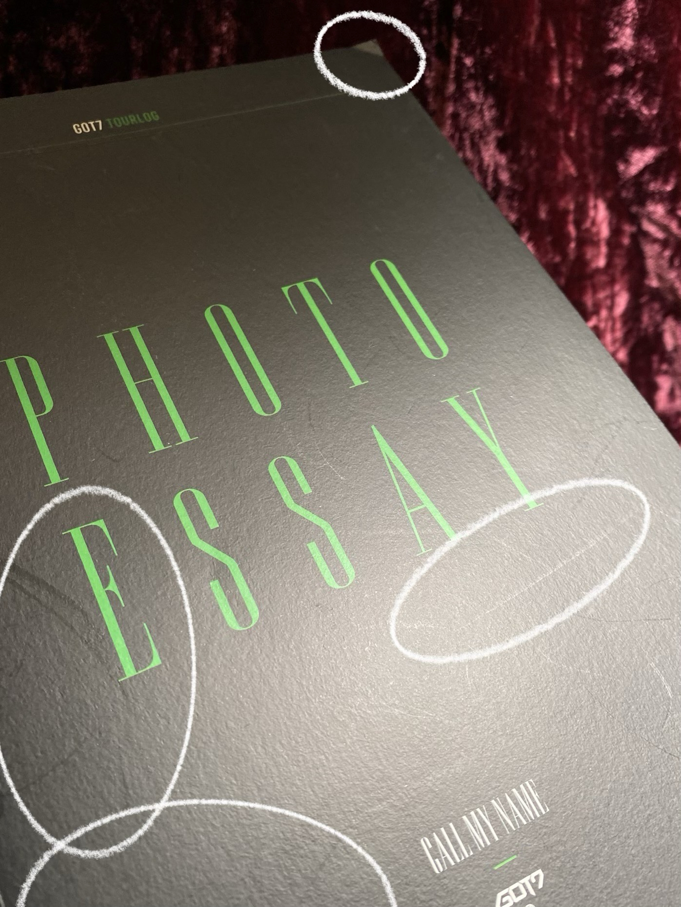 ⎝GOT7⎞CALL MY NAME D Ver. 含預購特典 TOURLOG PHOTO ESSAY 近全專