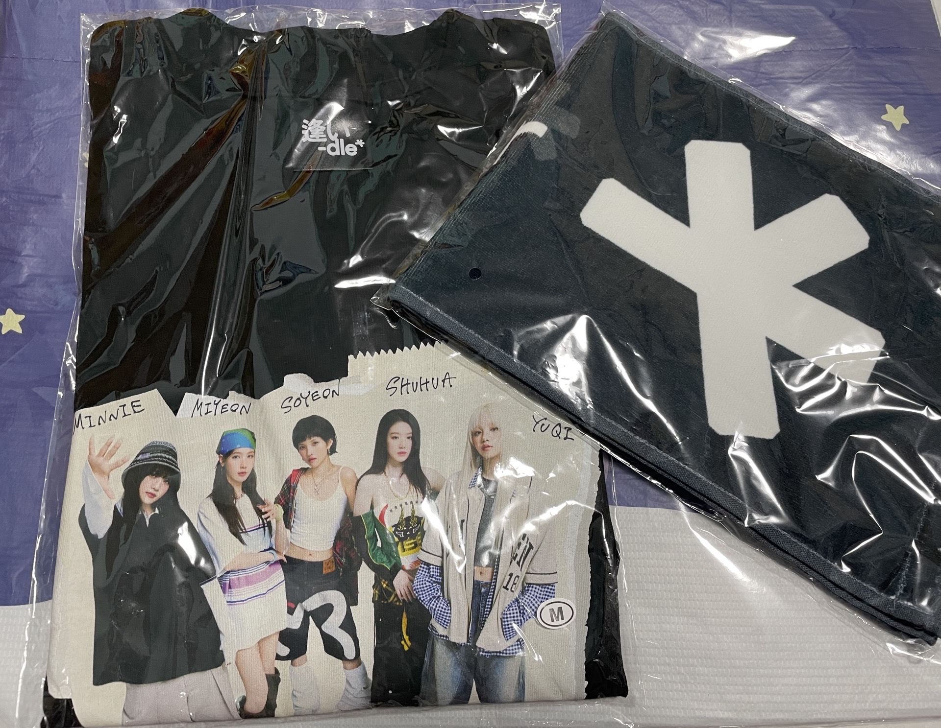 i-dle 2025日巡場週 成員T恤M號 應援毛巾