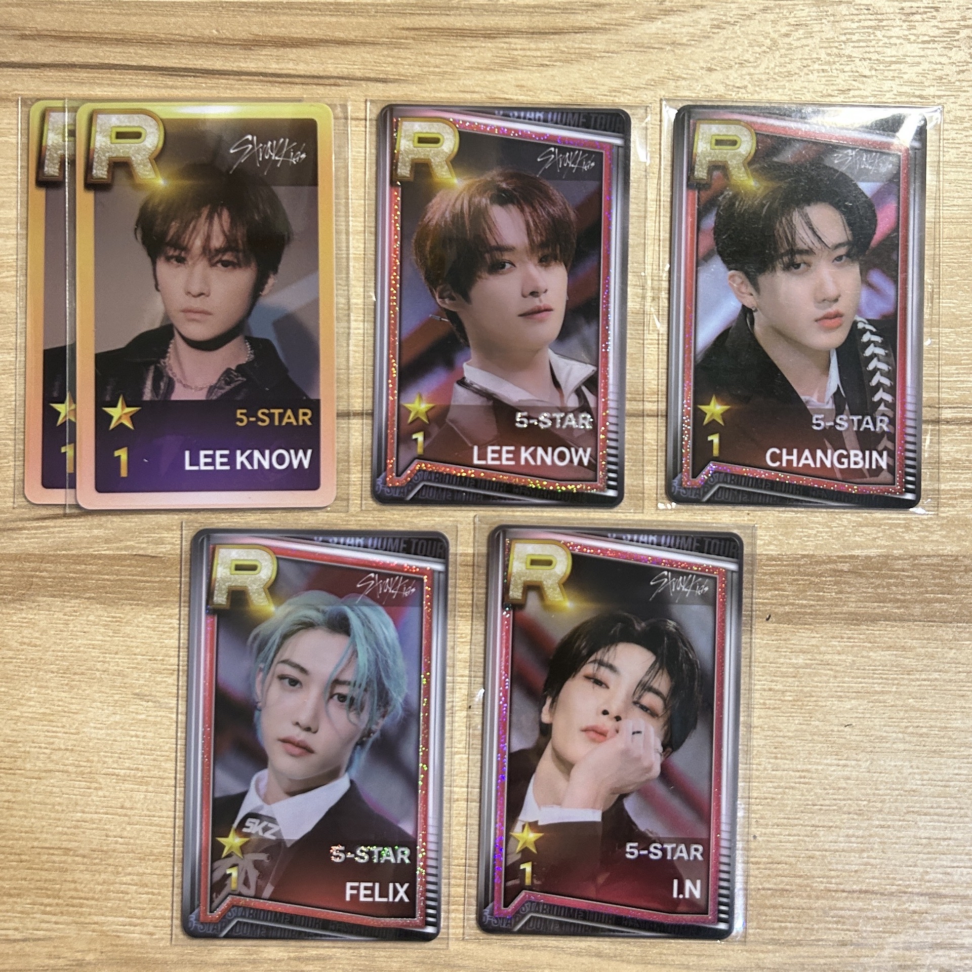 SKZ 5-STAR 演唱會 遊戲卡 音遊卡 任務卡 旻浩 彰彬 李龍馥Felix I.N